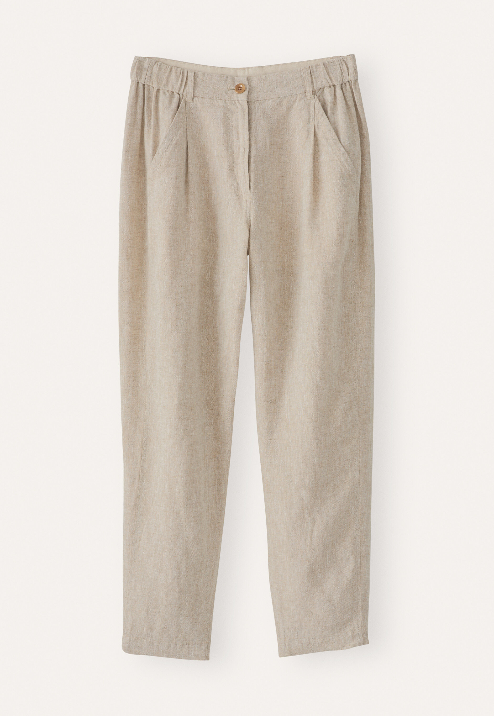 Cropped tapered trousers