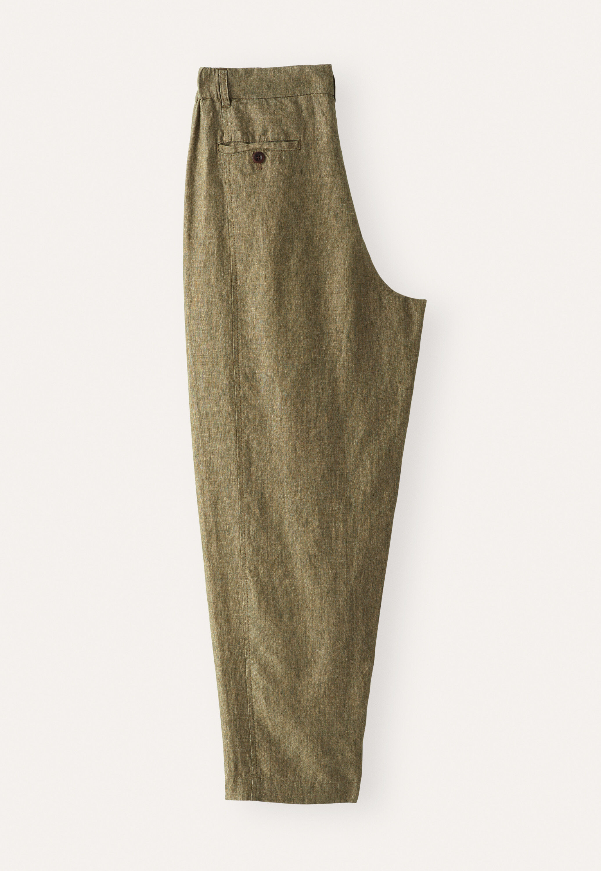Cropped tapered trousers