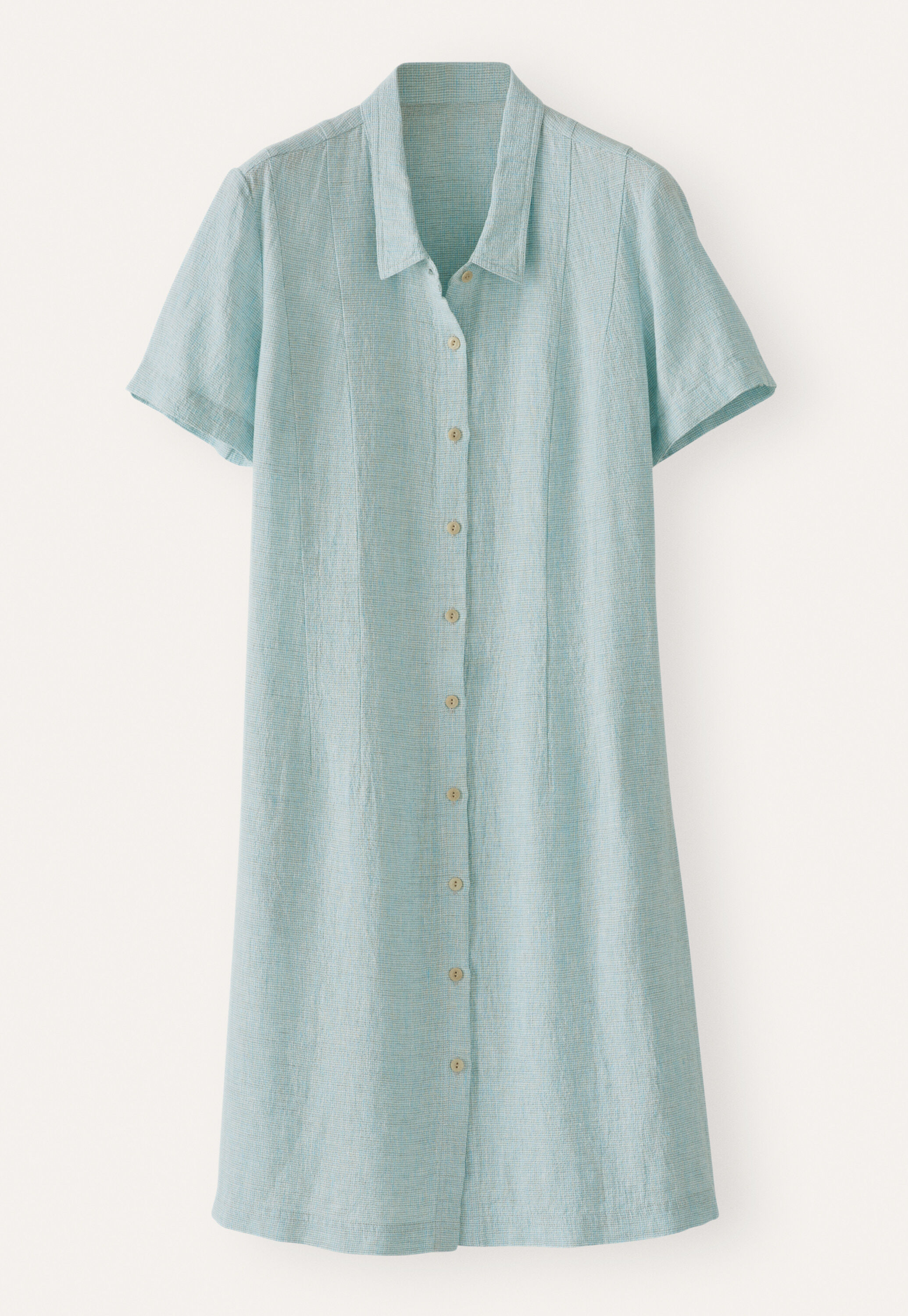 Short shirt-dress, Pale mint, large