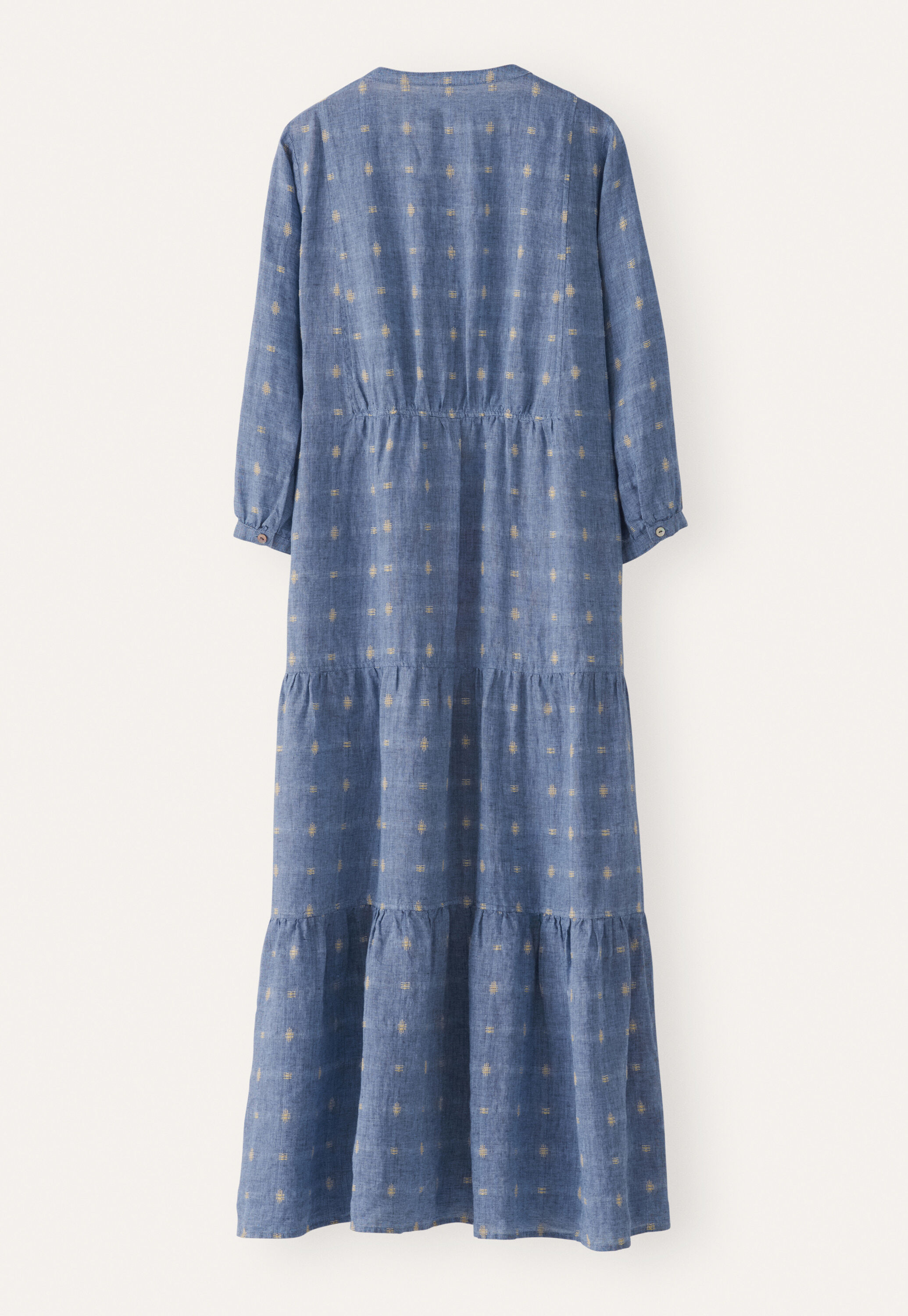 Clipped dobby-weave dress