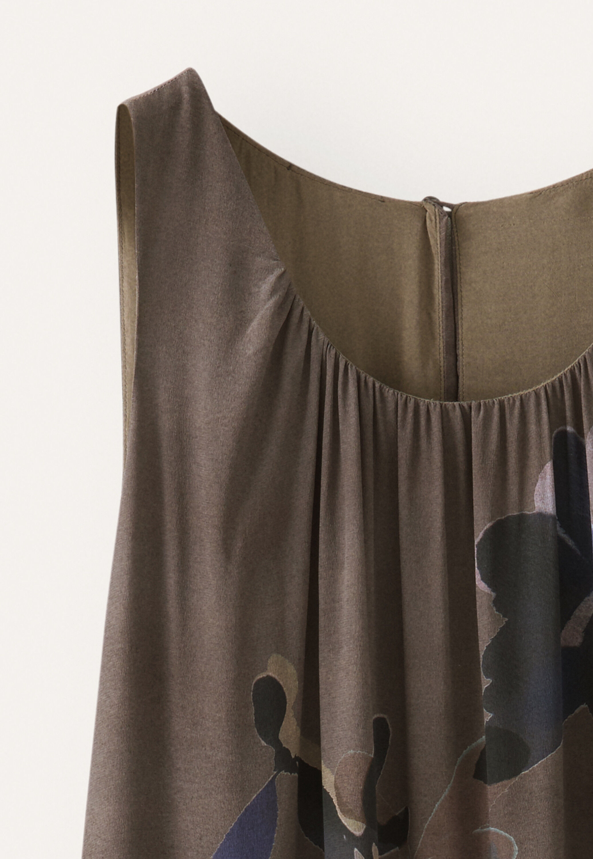 Printed sleeveless dress