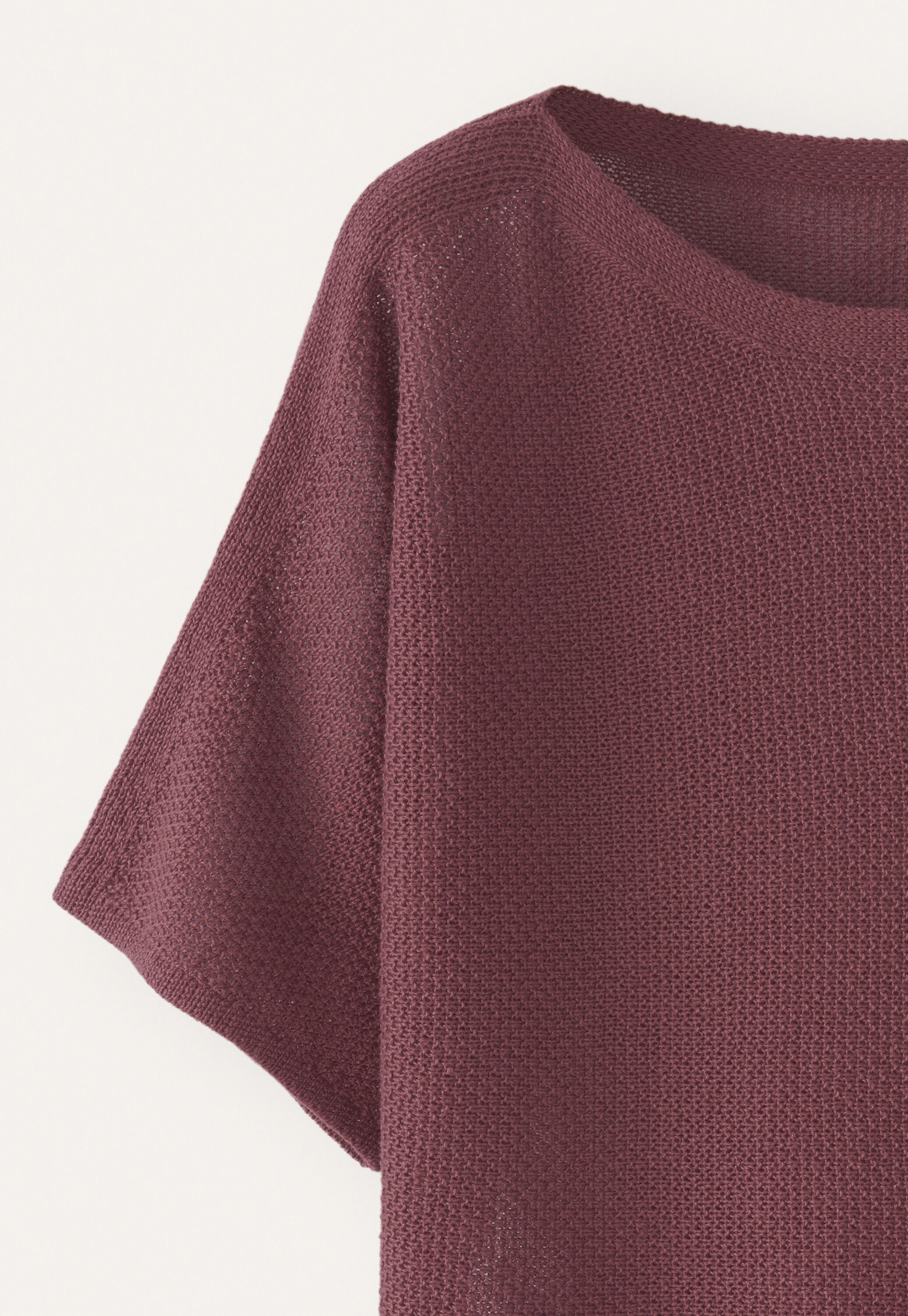 Dolman-sleeve sweater