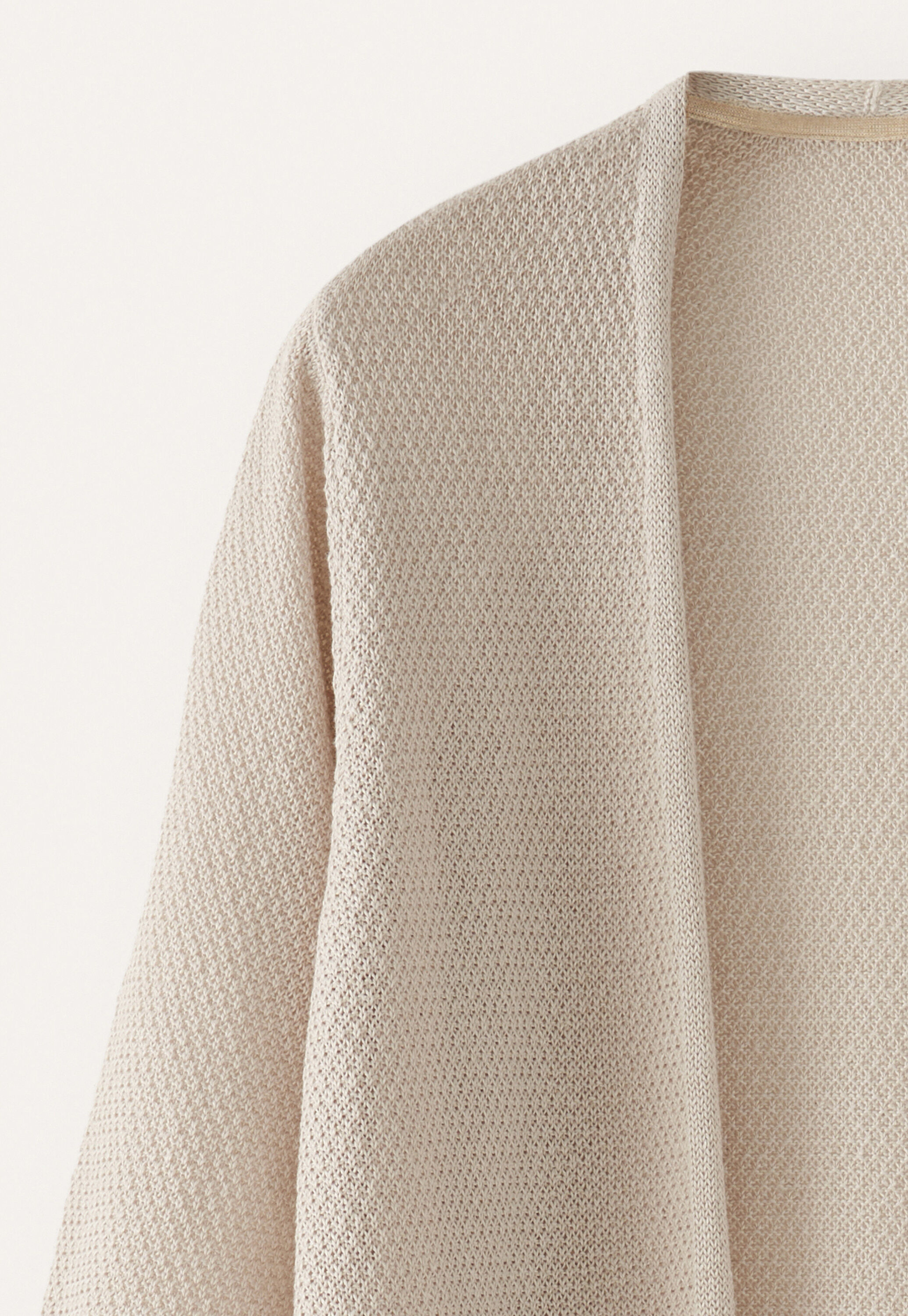 Edge-to-edge cardigan