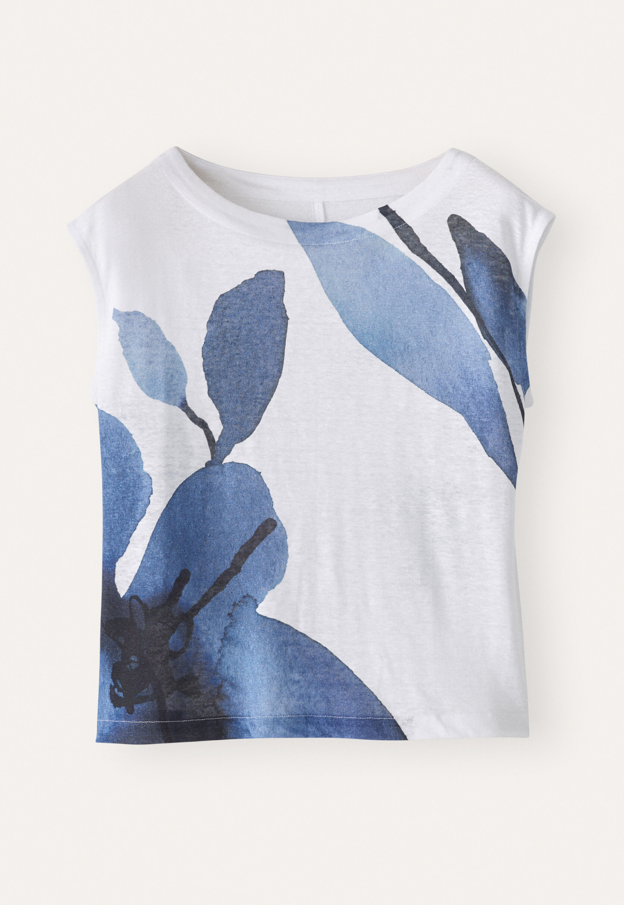 Printed jersey top