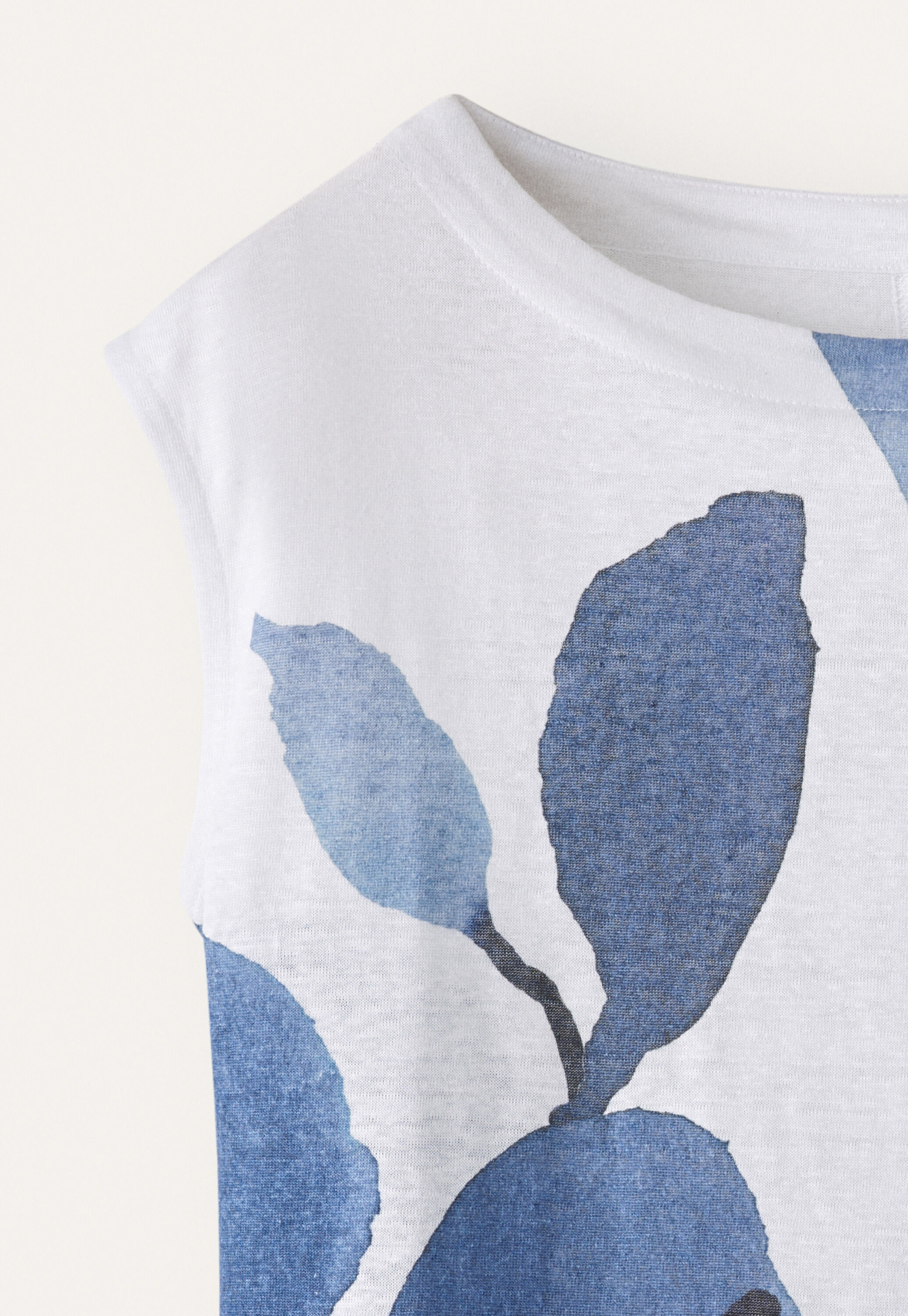 Printed jersey top