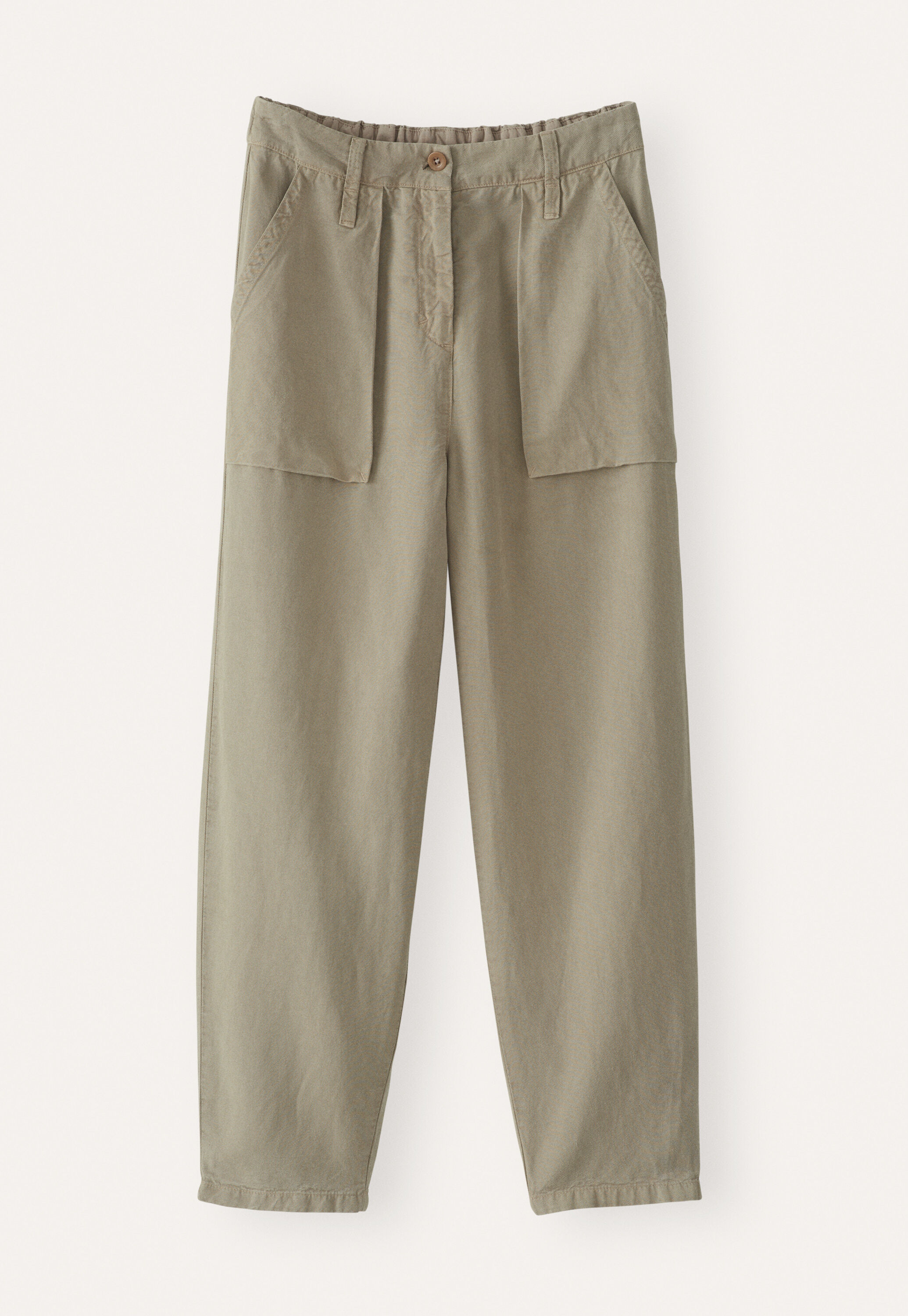 Tapered leg trousers