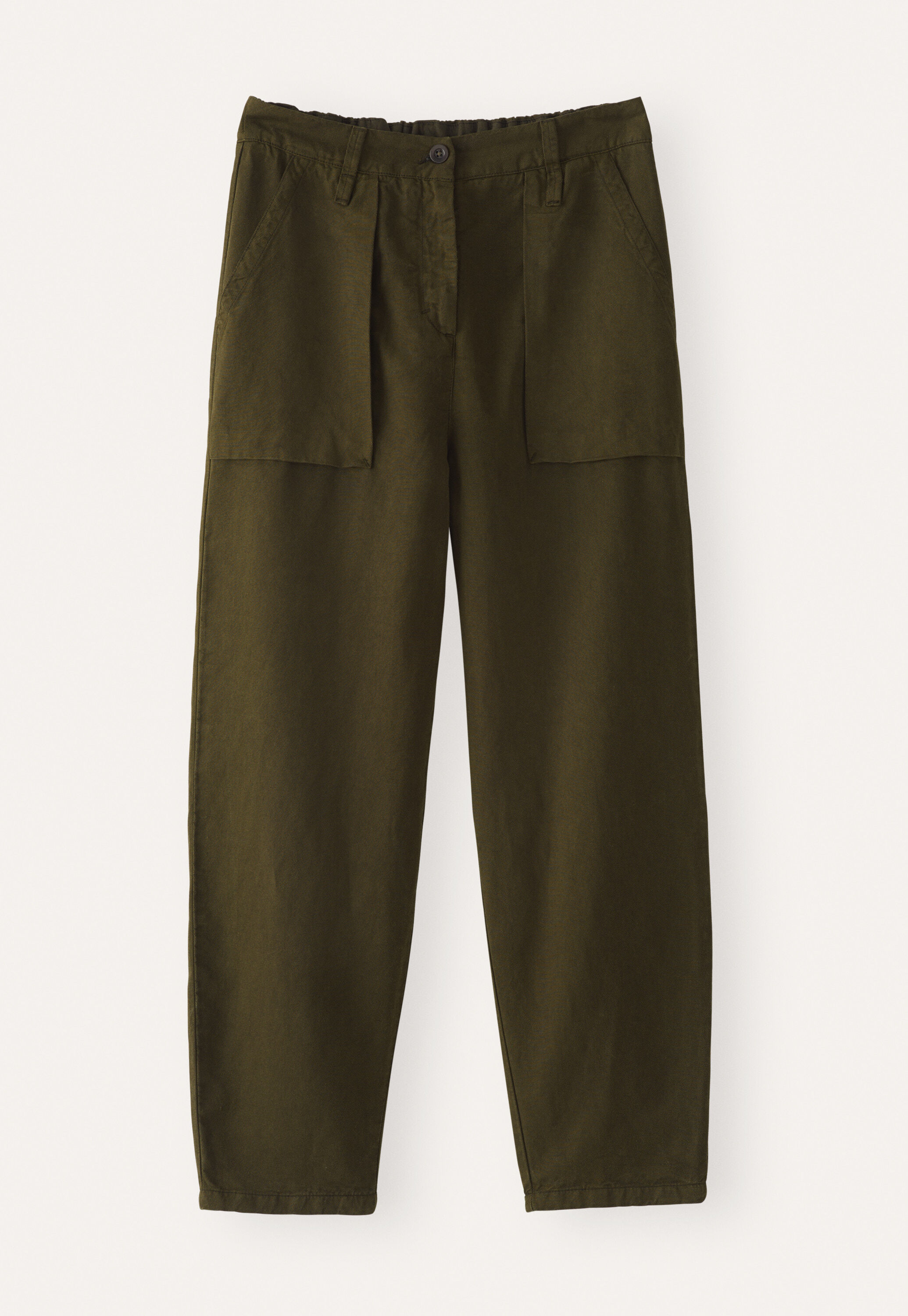 Tapered leg trousers