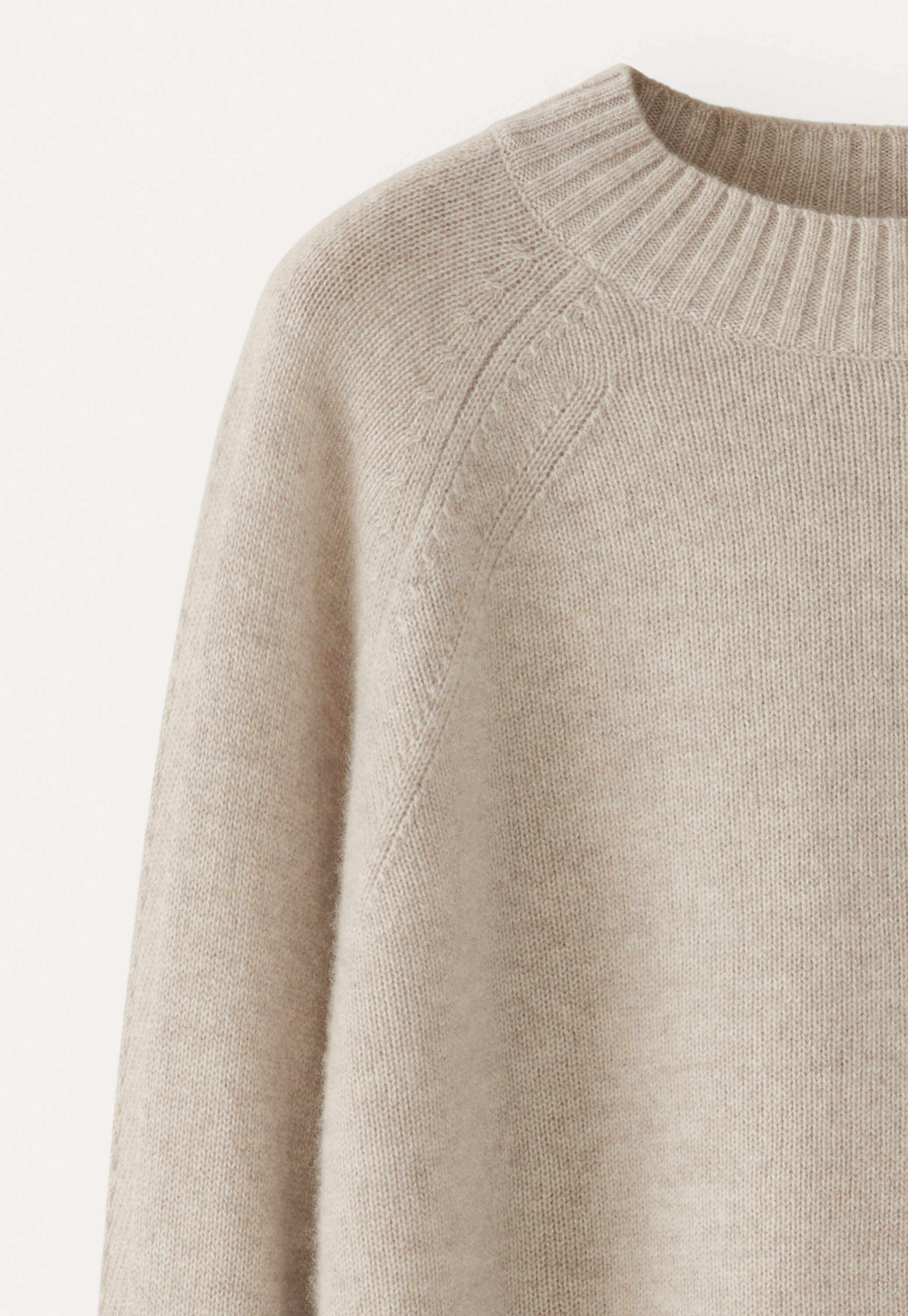 Raglan-sleeve sweater