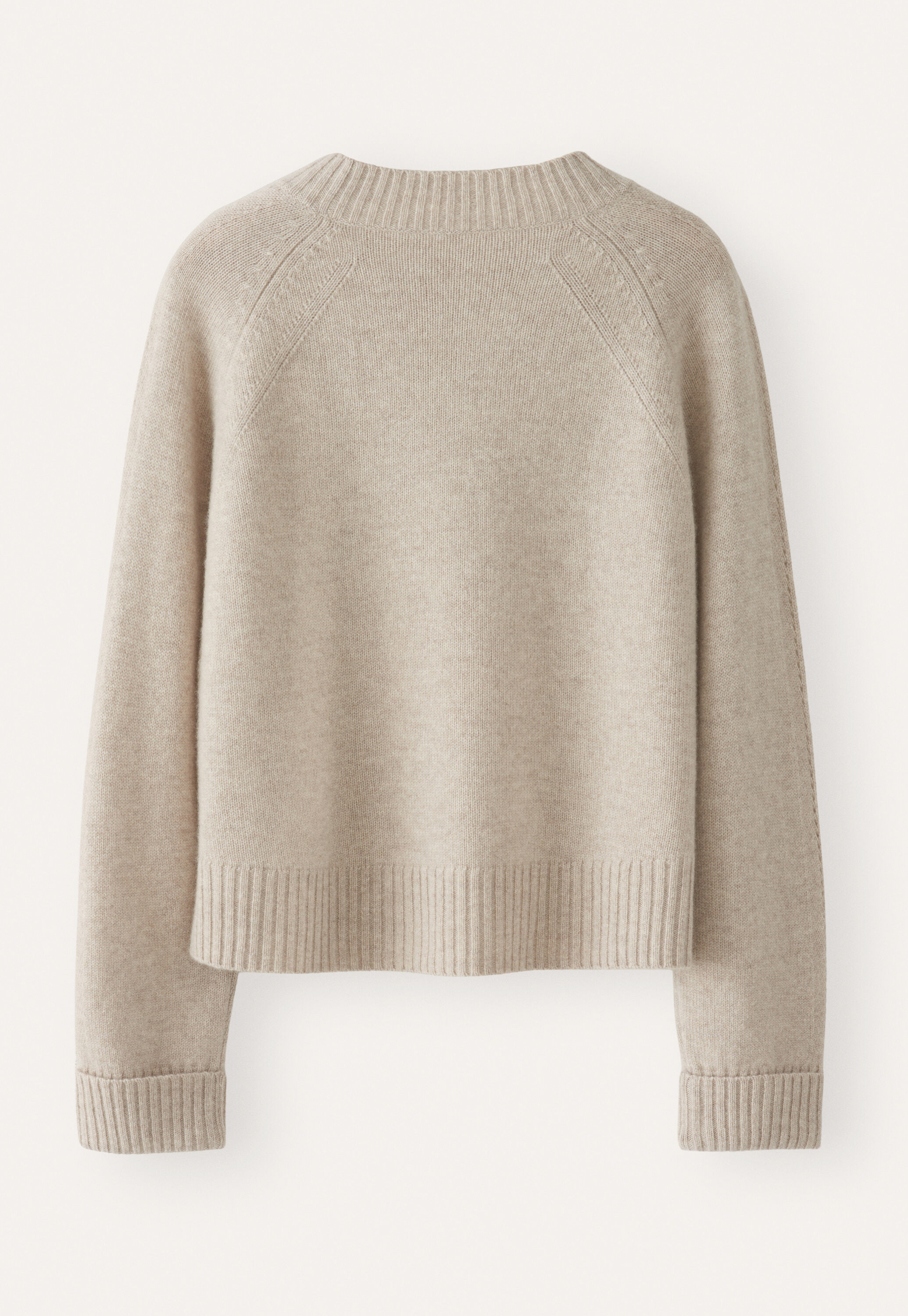 Raglan-sleeve sweater