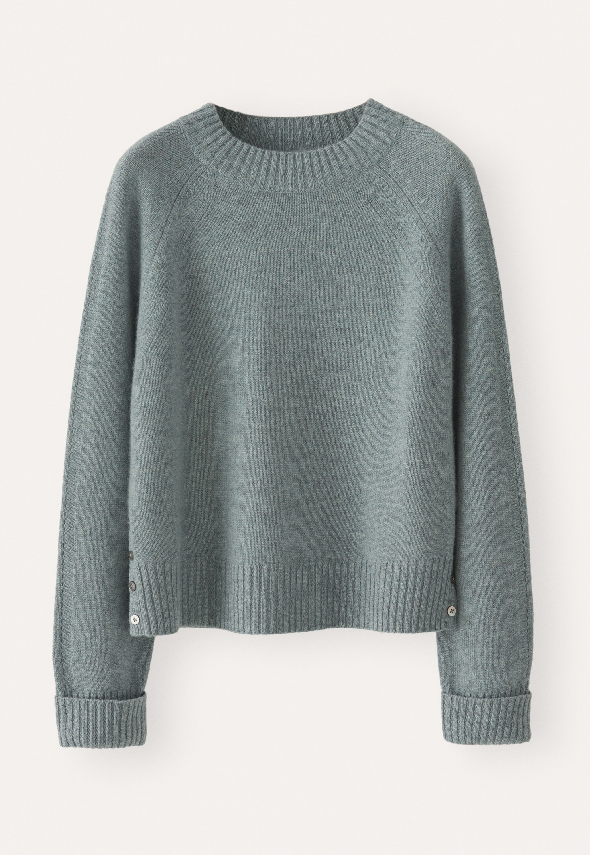 Raglan-sleeve sweater