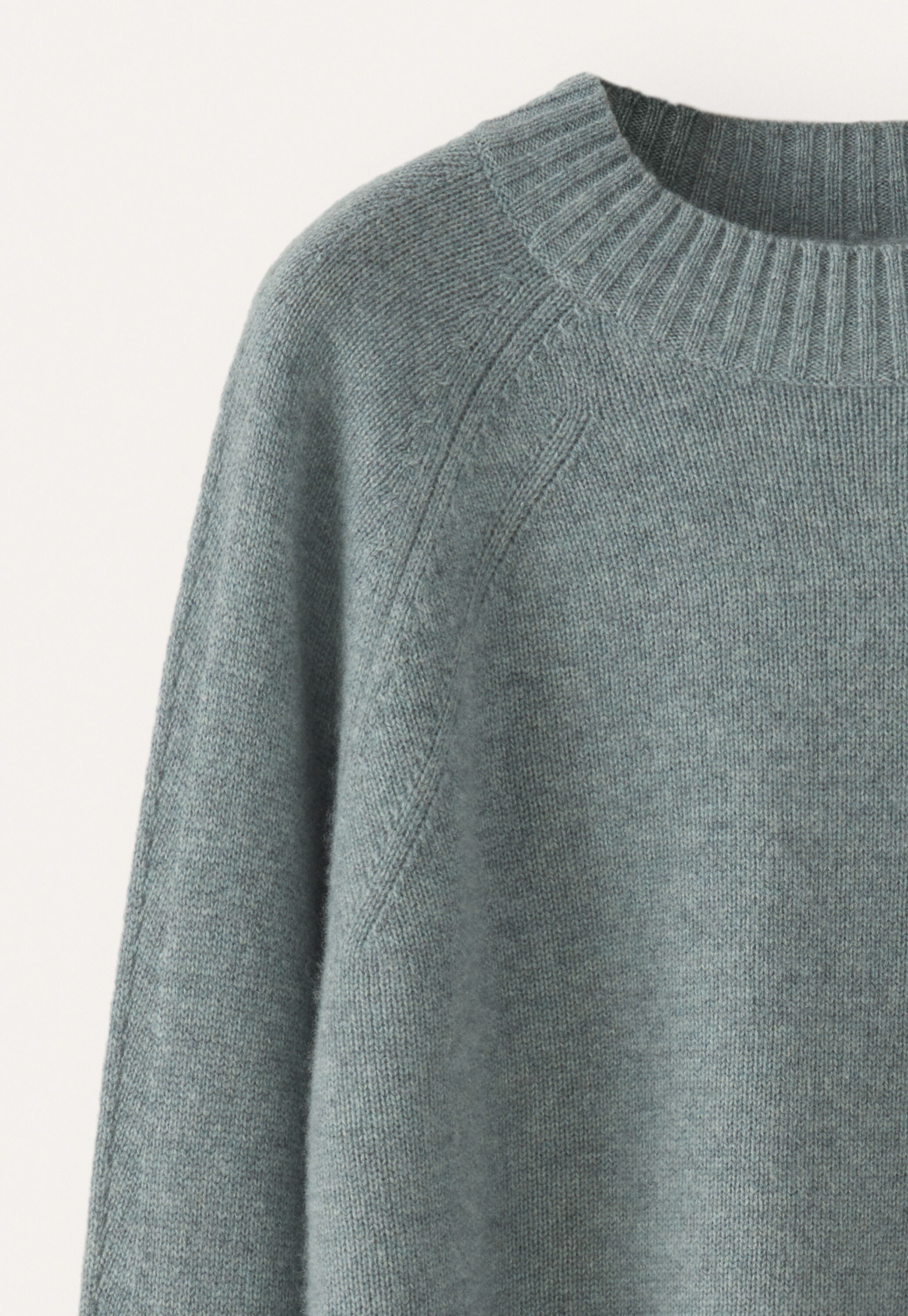 Raglan-sleeve sweater
