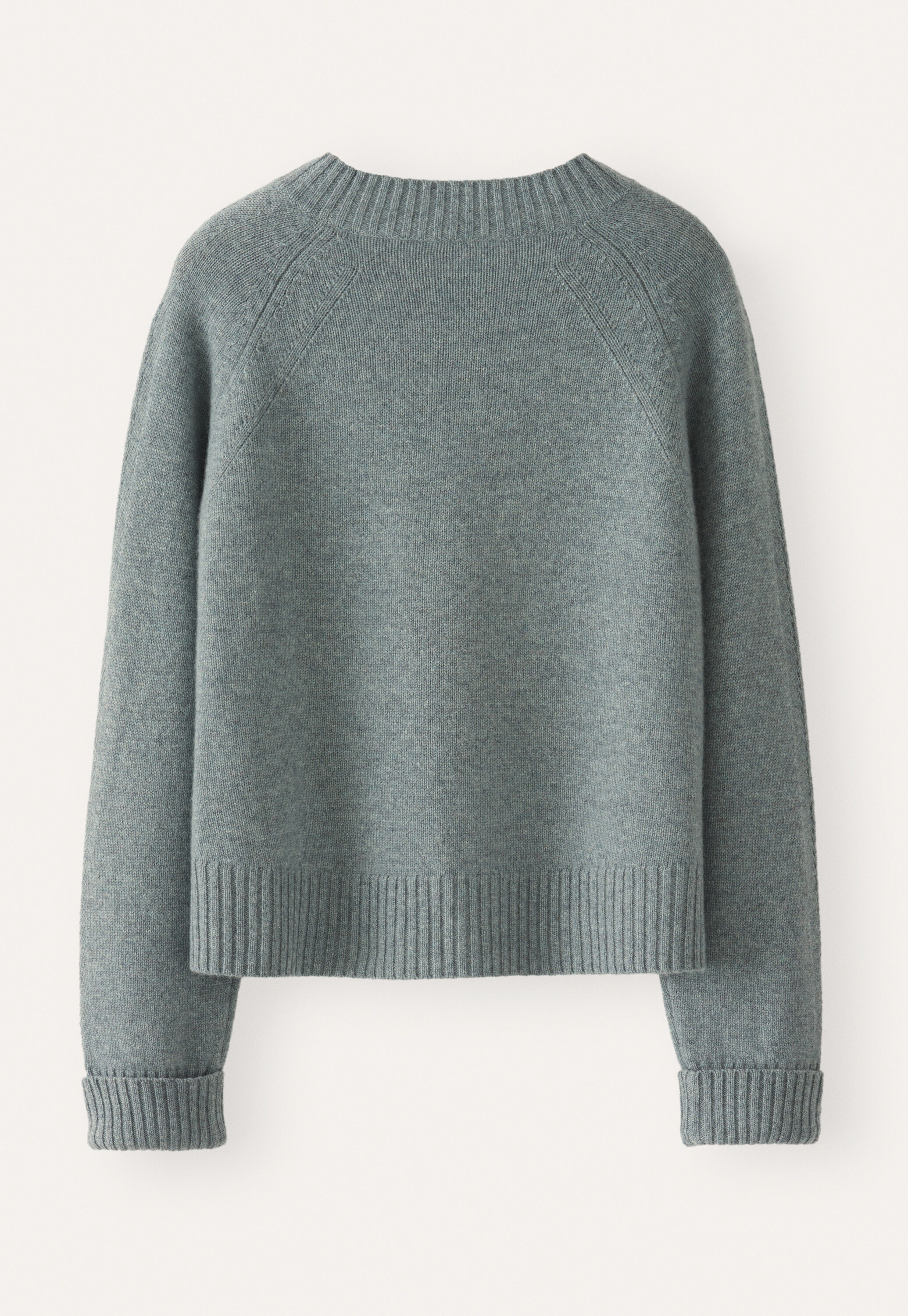 Raglan-sleeve sweater