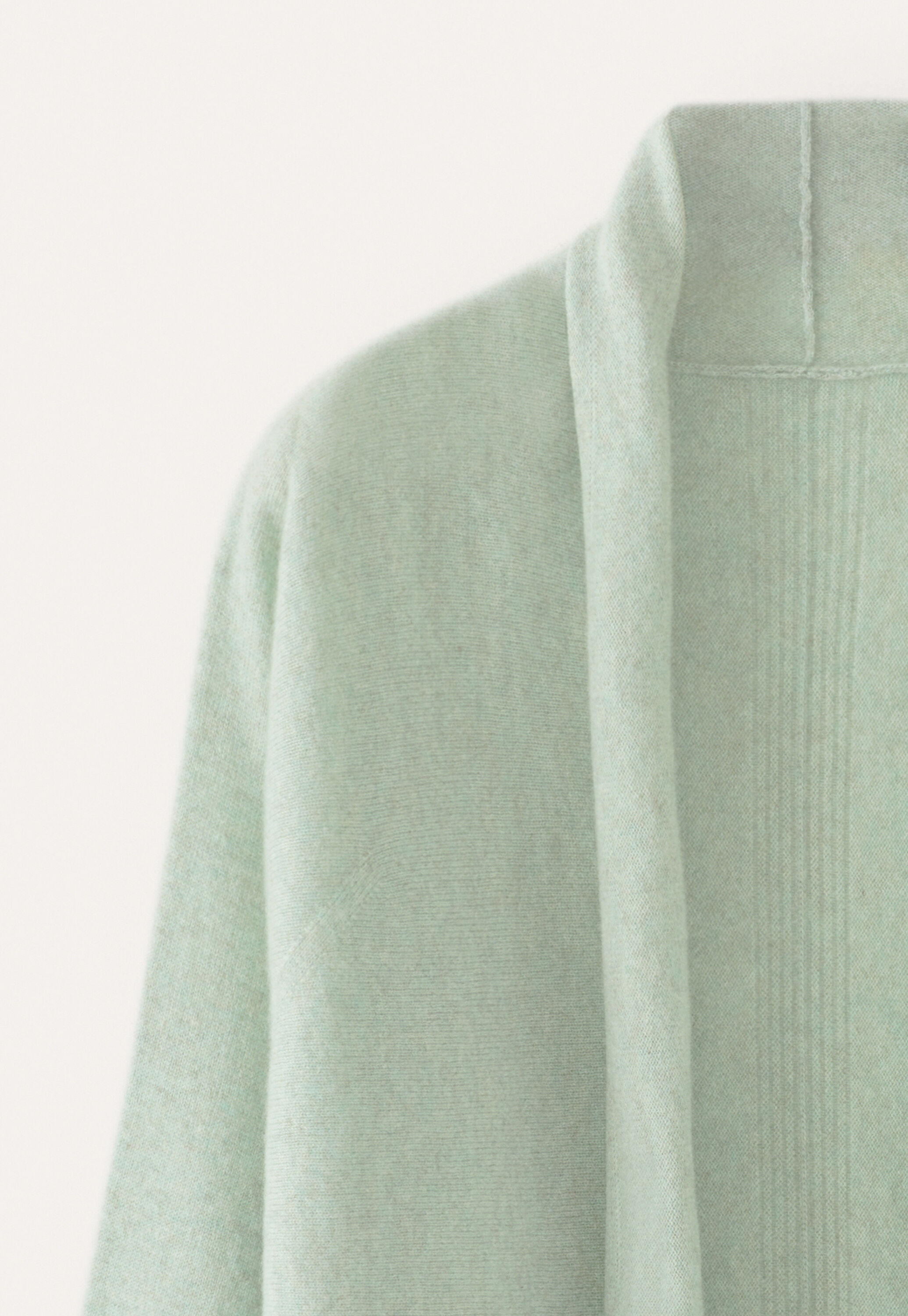 Dolman shawl-collar cardigan