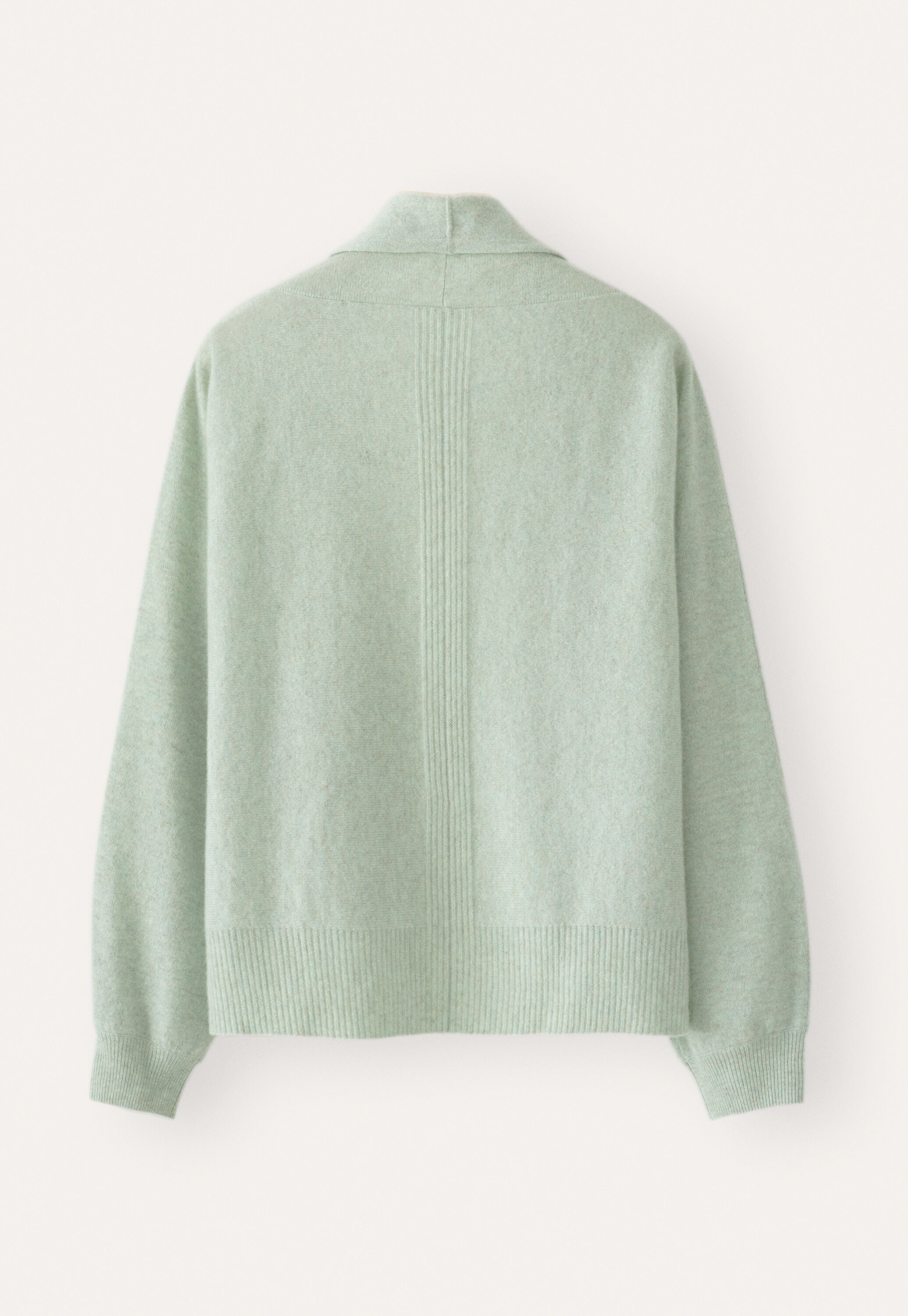 Dolman shawl-collar cardigan