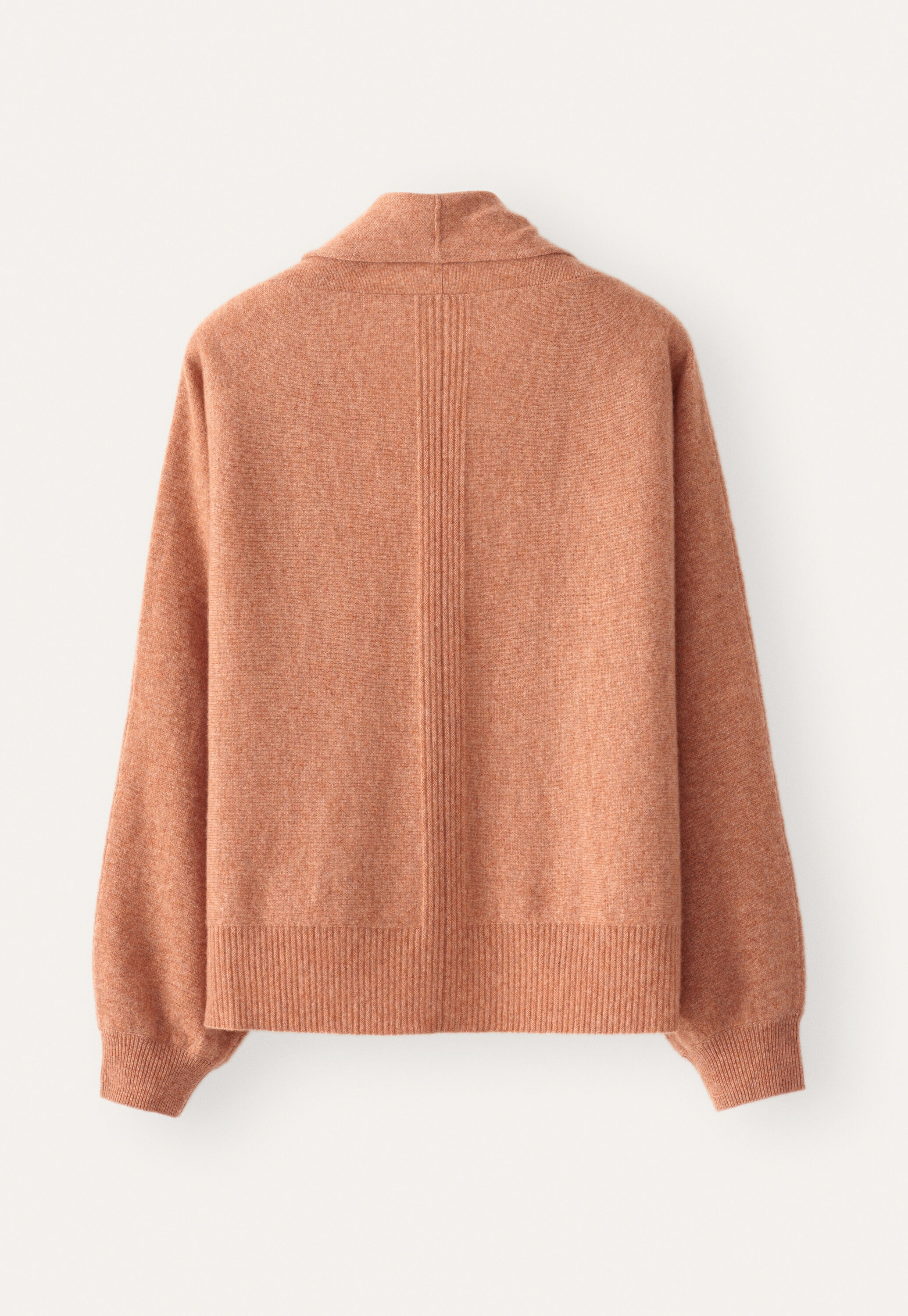 Dolman shawl-collar cardigan