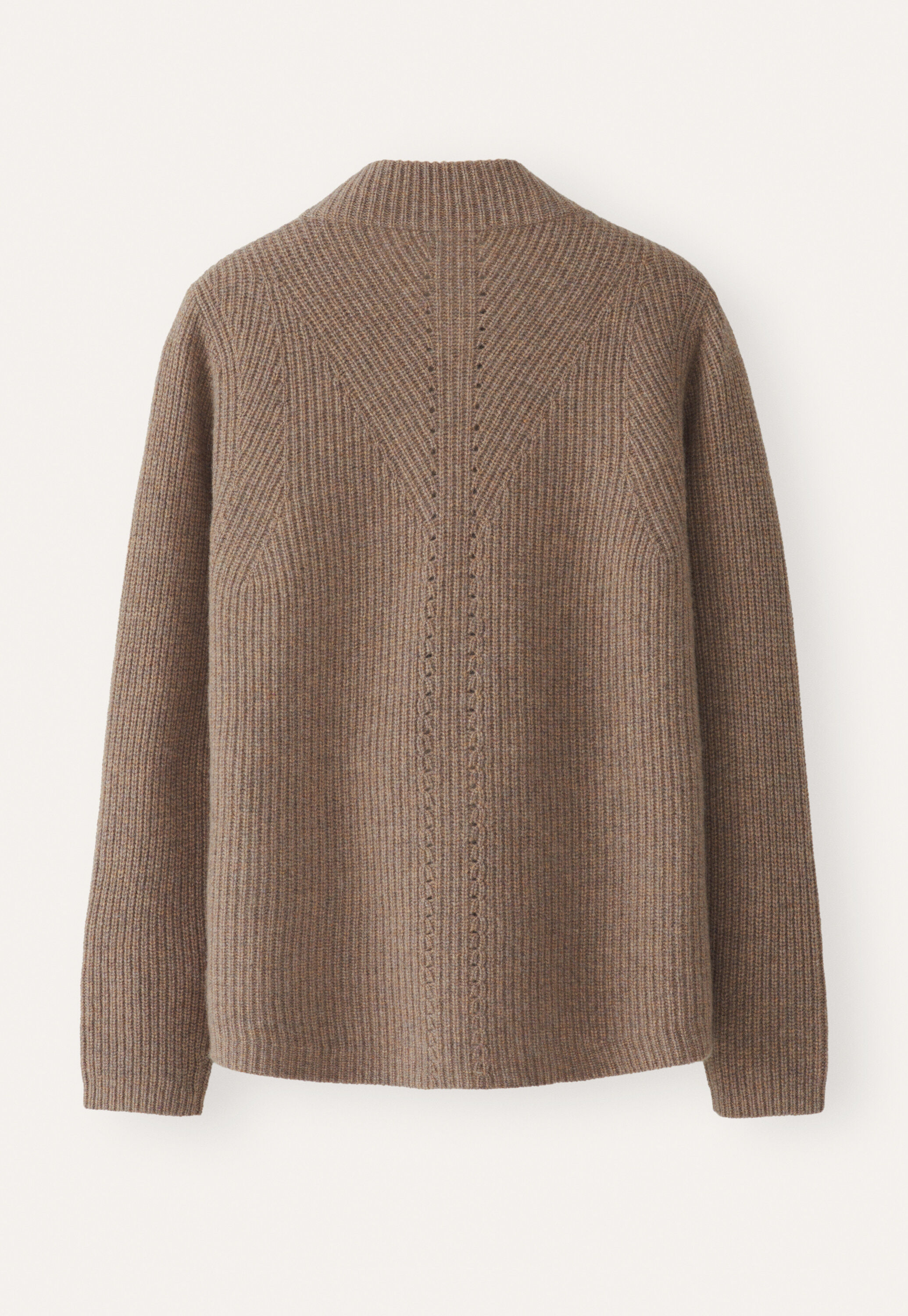 Rib-stitch cardigan