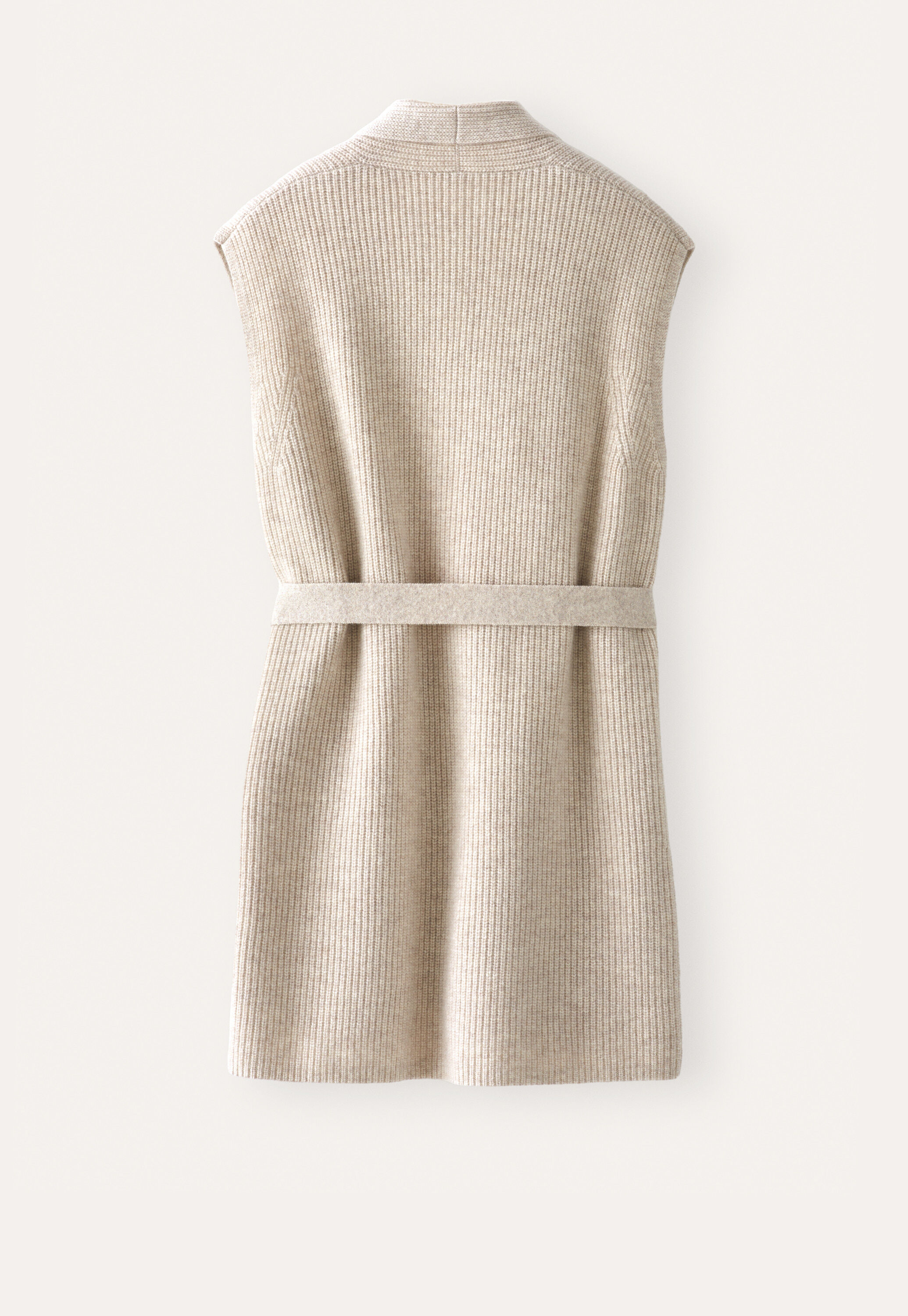 Rib-stitch cardigan