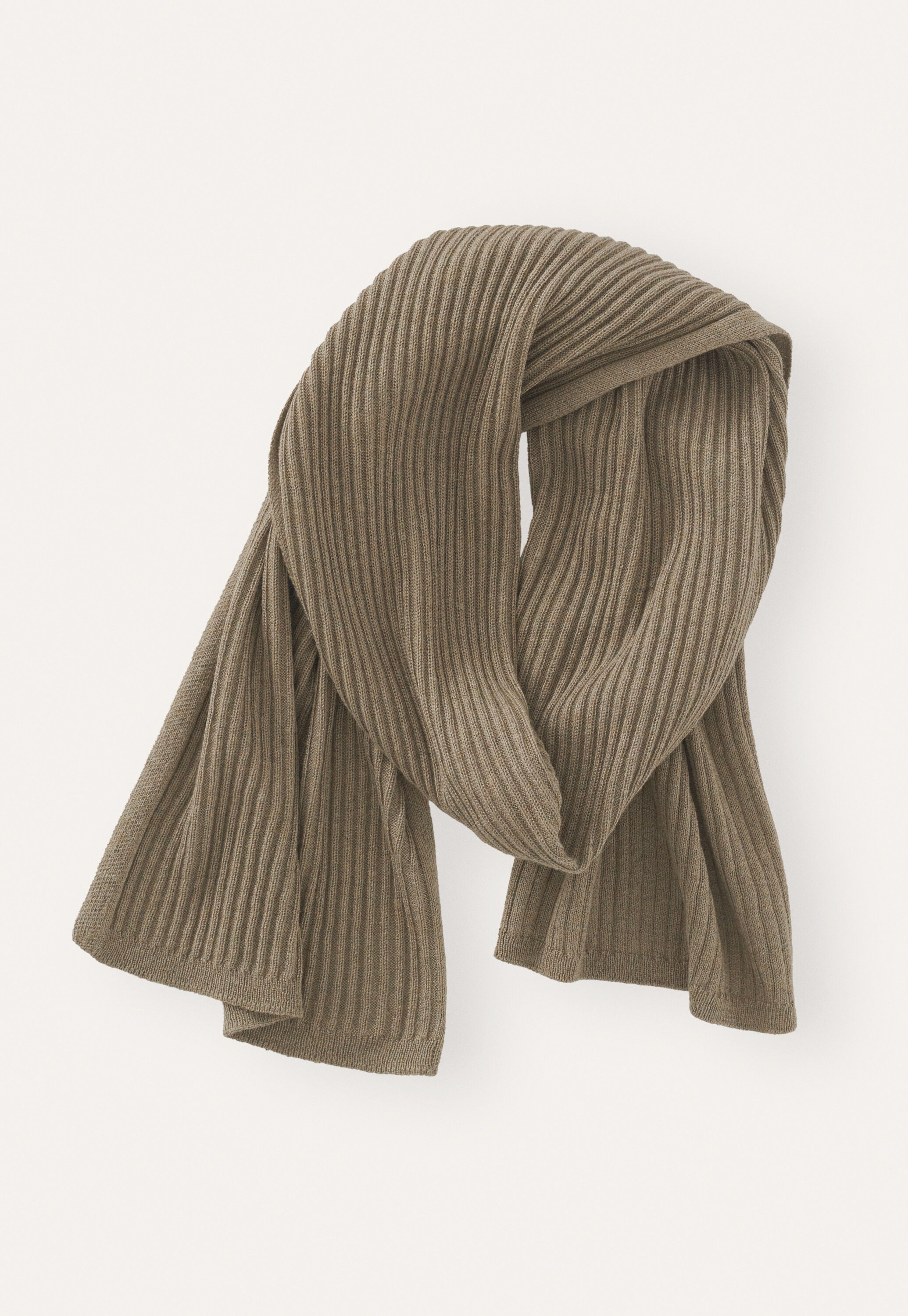 Rib-stitch scarf