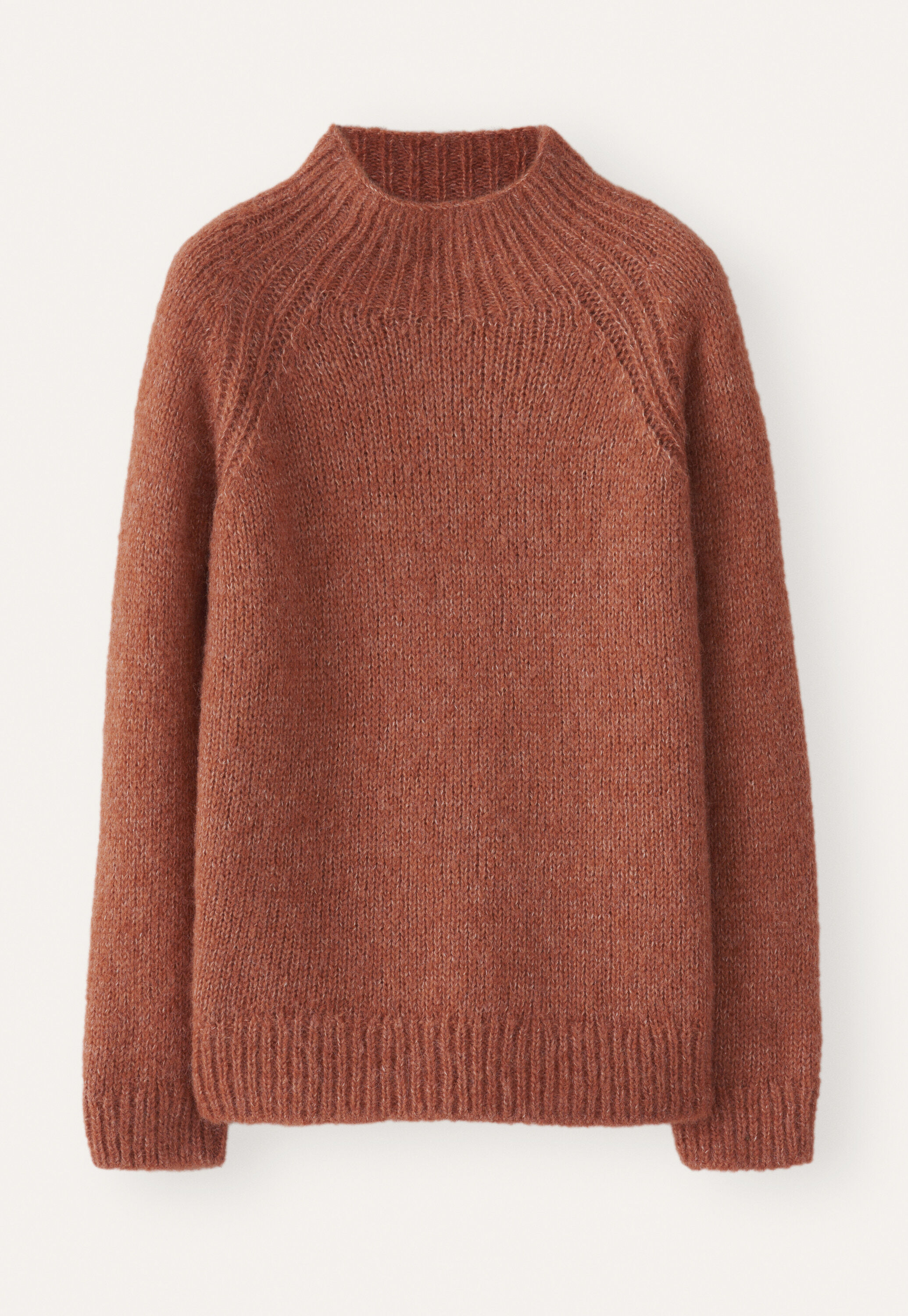 Funnel-neck sweater