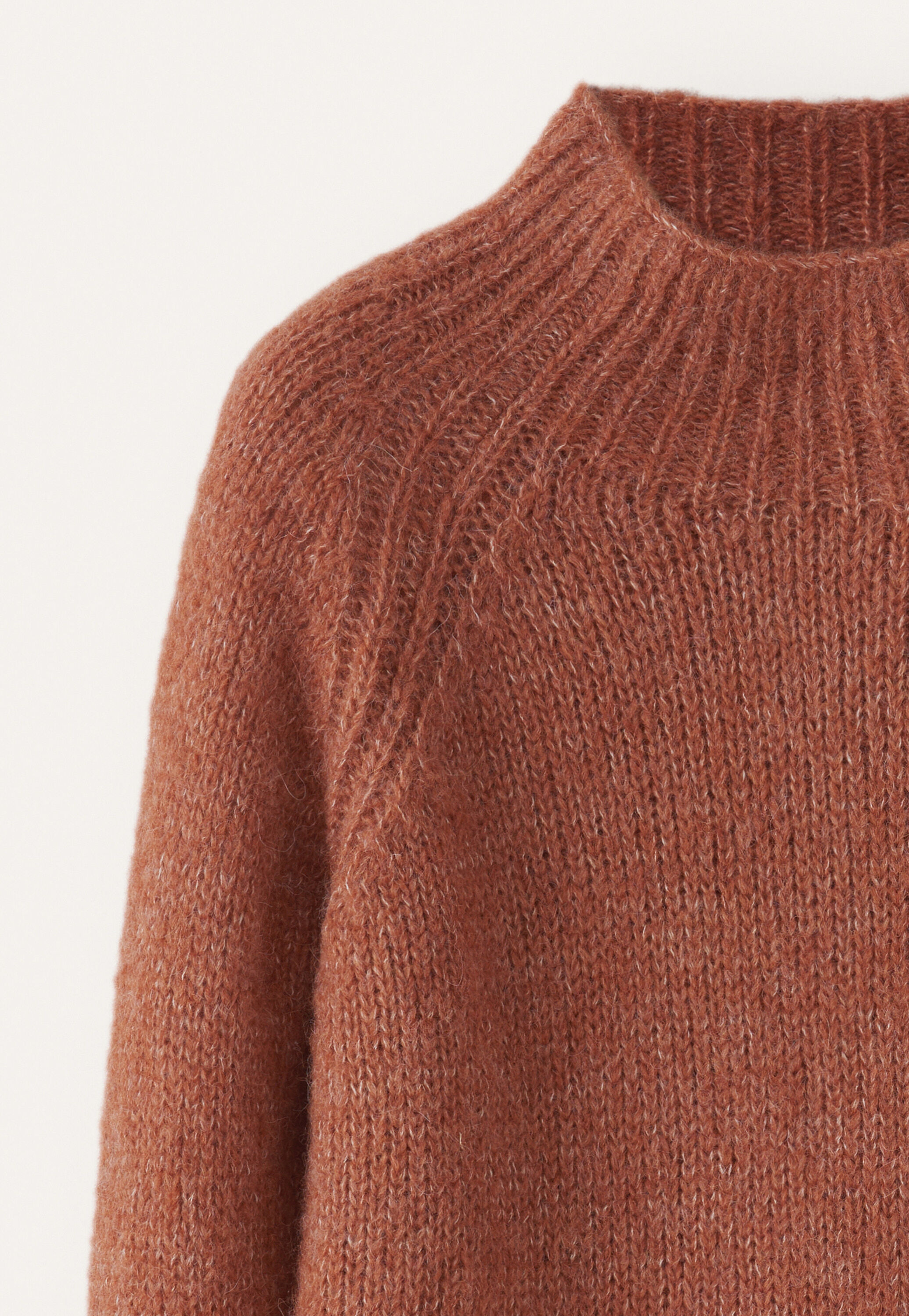 Funnel-neck sweater