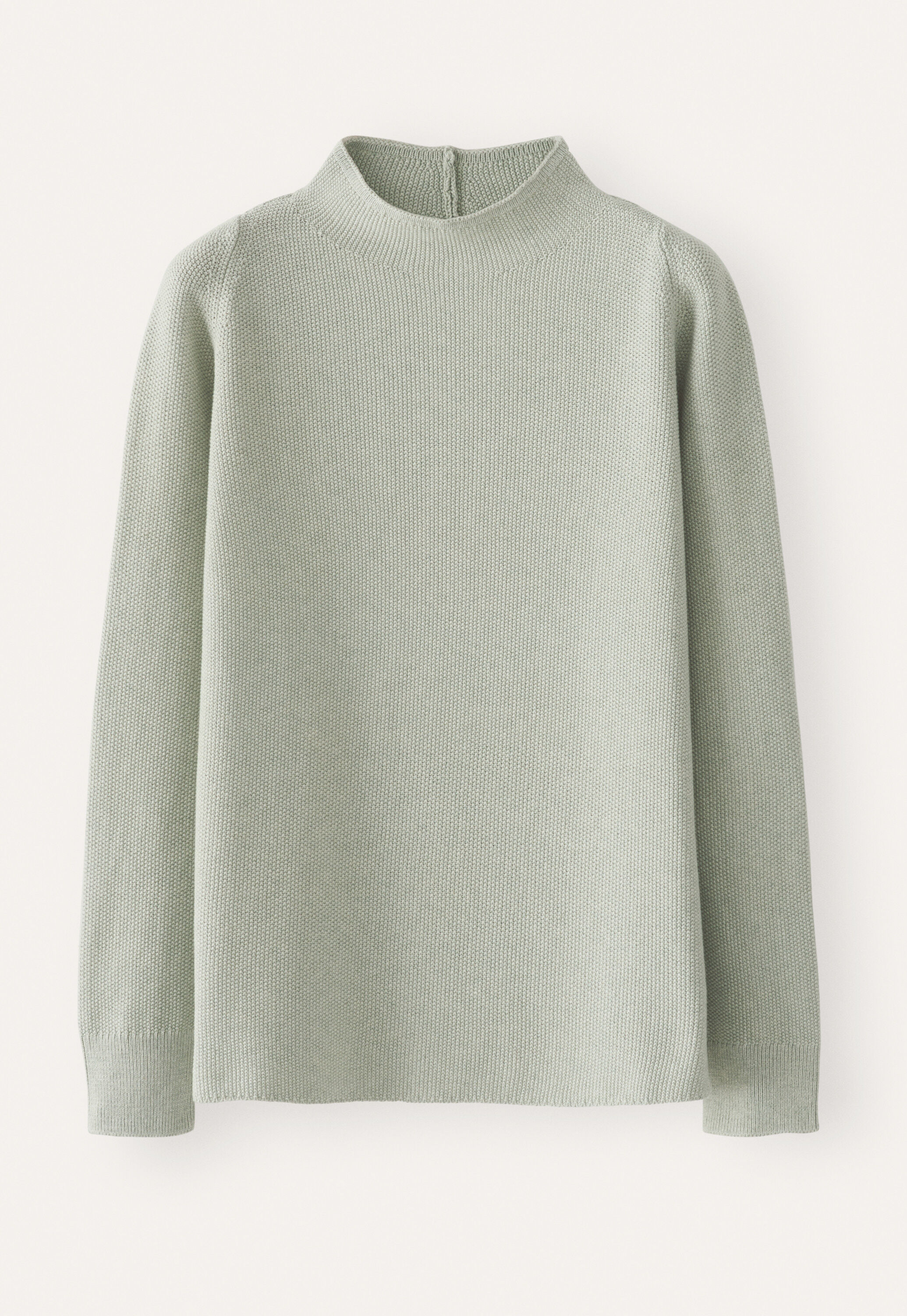 Funnel-neck sweater, Frosted sage, large