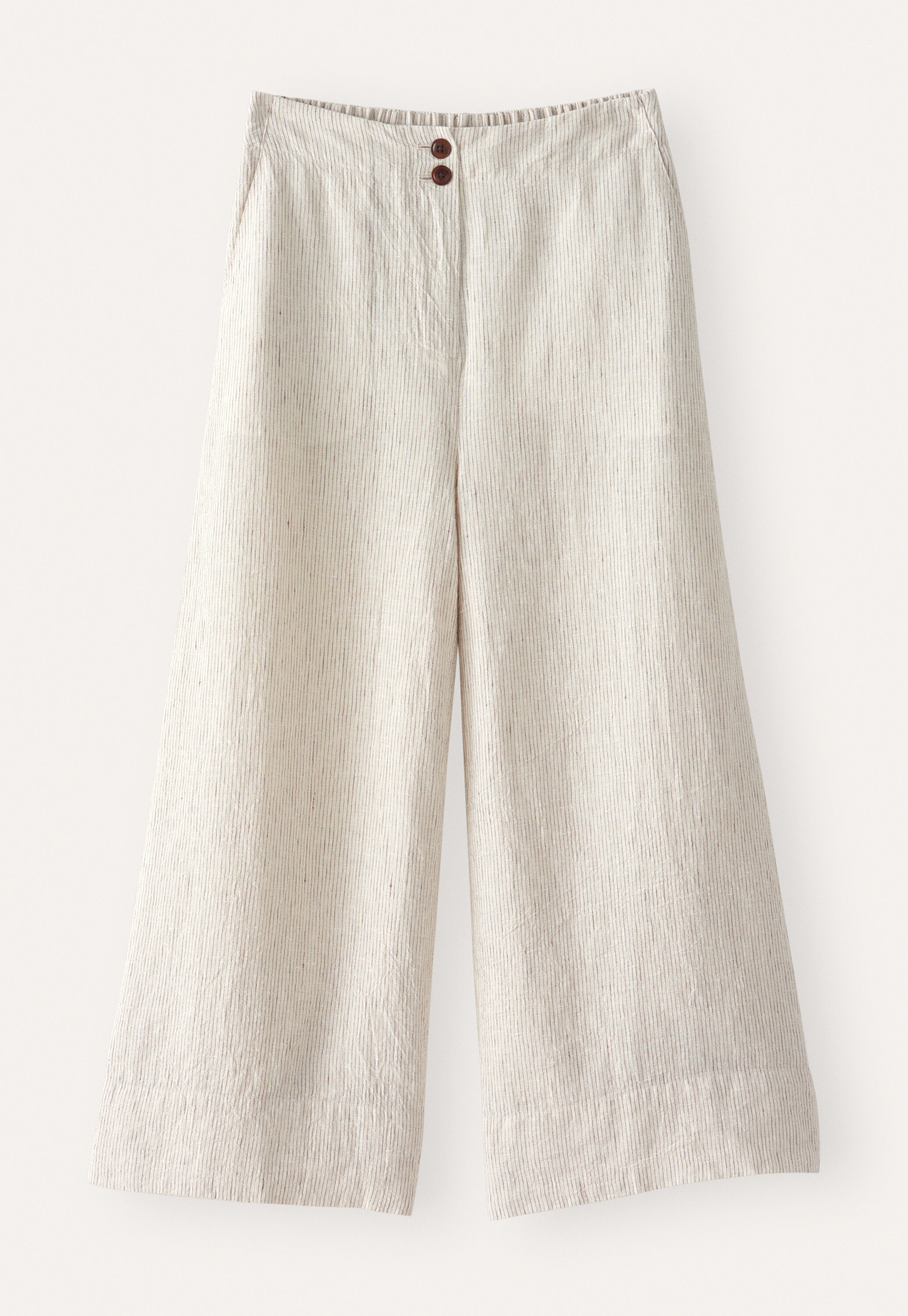Wide & cropped trousers, Natural, large