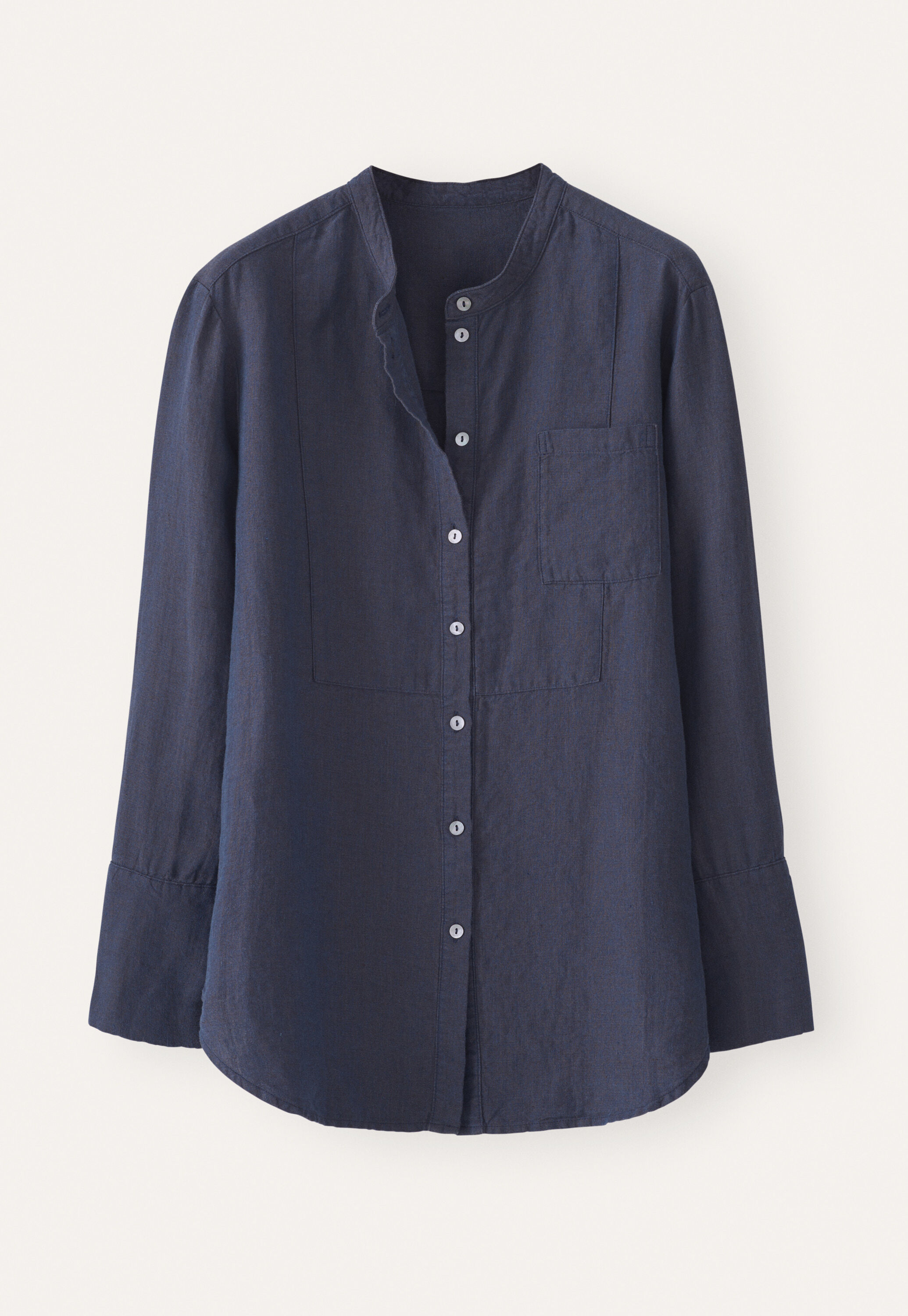 Long bib-detail shirt