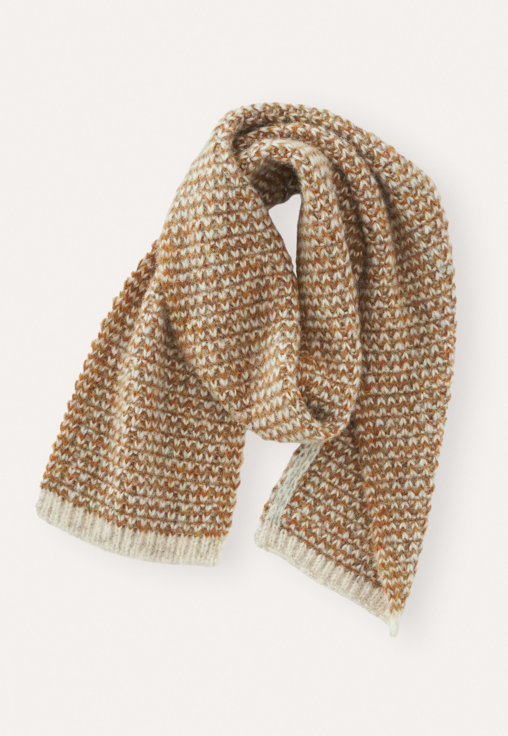 Stitch-detail scarf