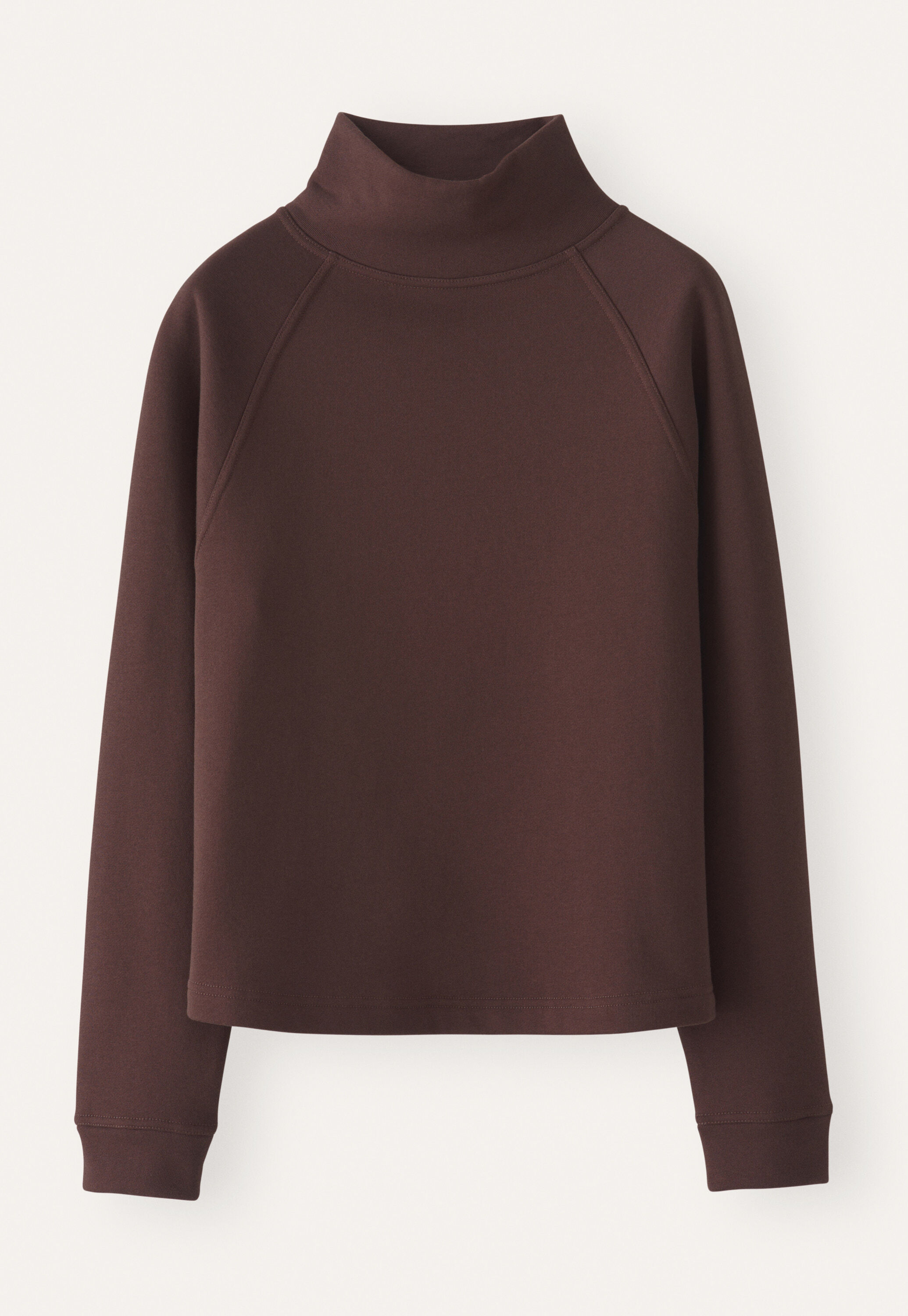 Funnel-neck sweatshirt
