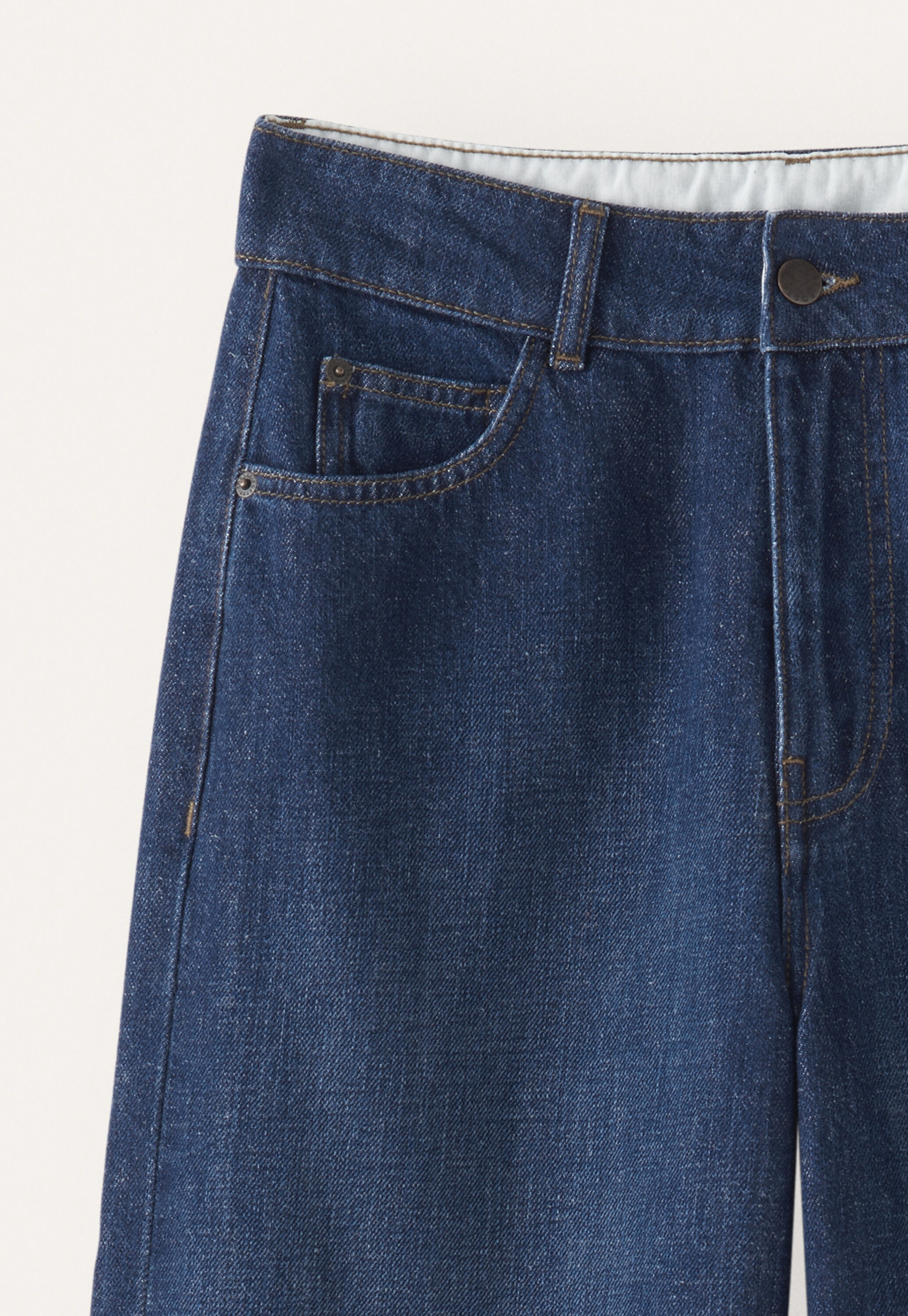 Straight-leg jeans