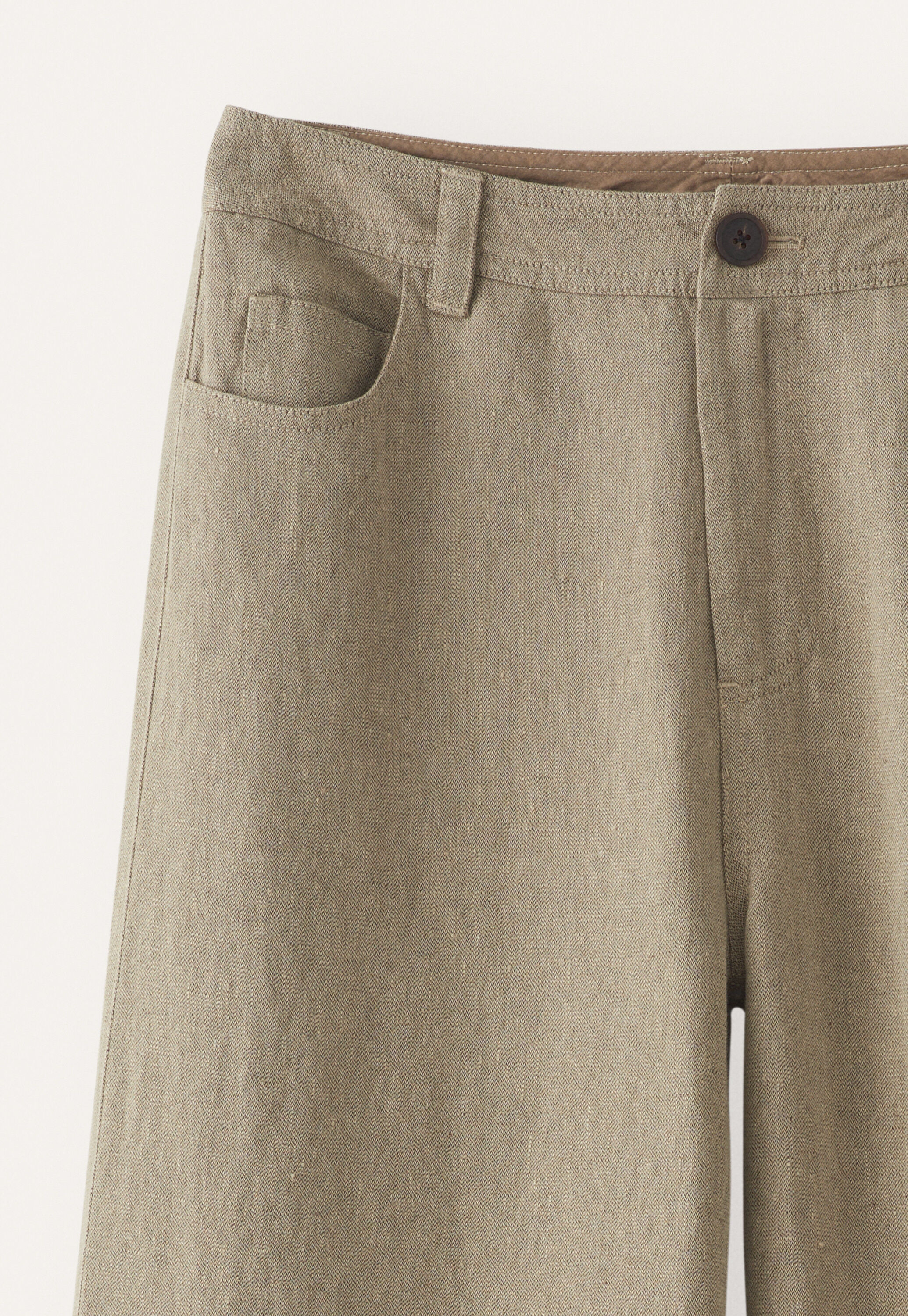 Wide & straight leg trousers, Taupe, large