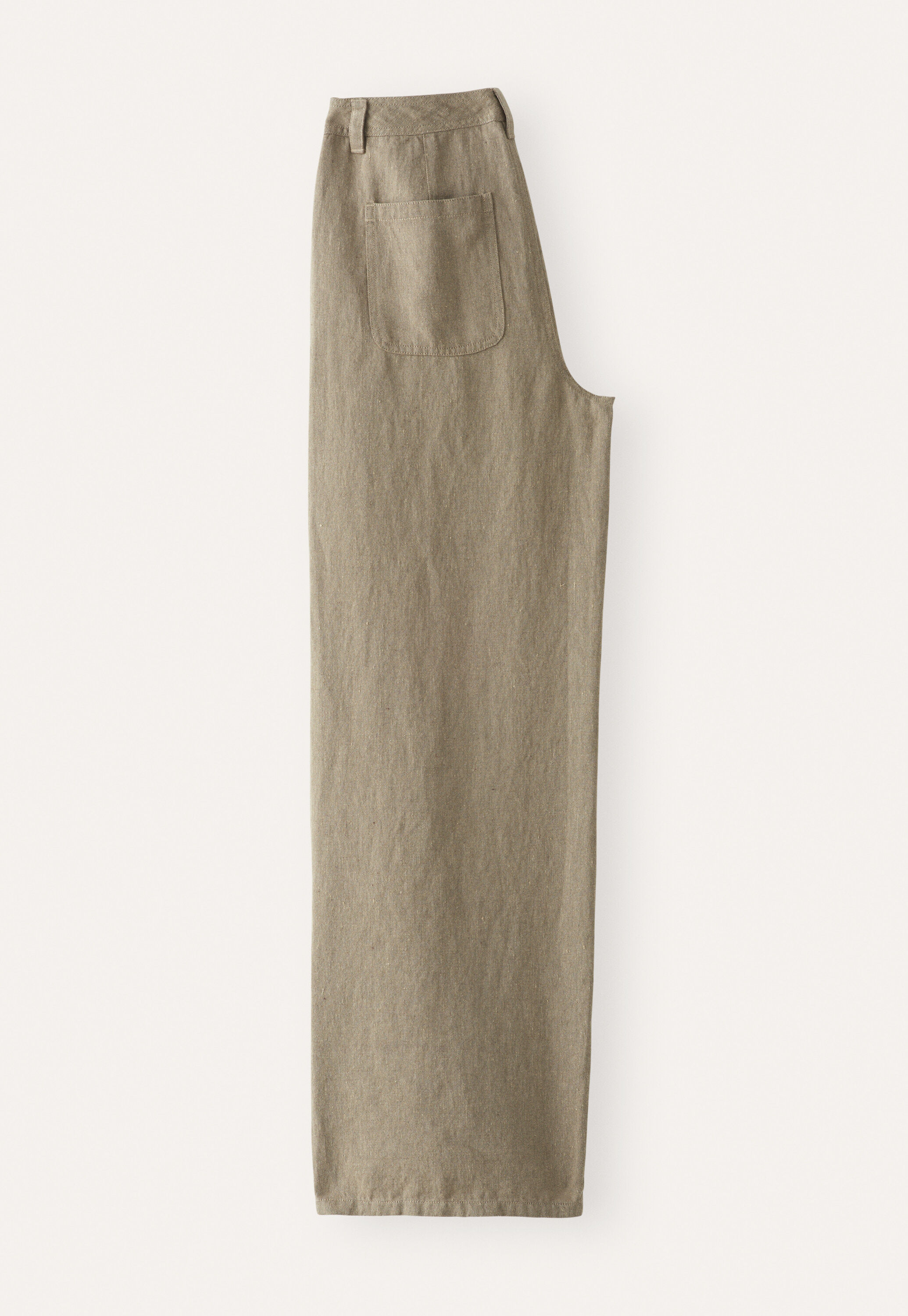 Wide & straight leg trousers, Taupe, large