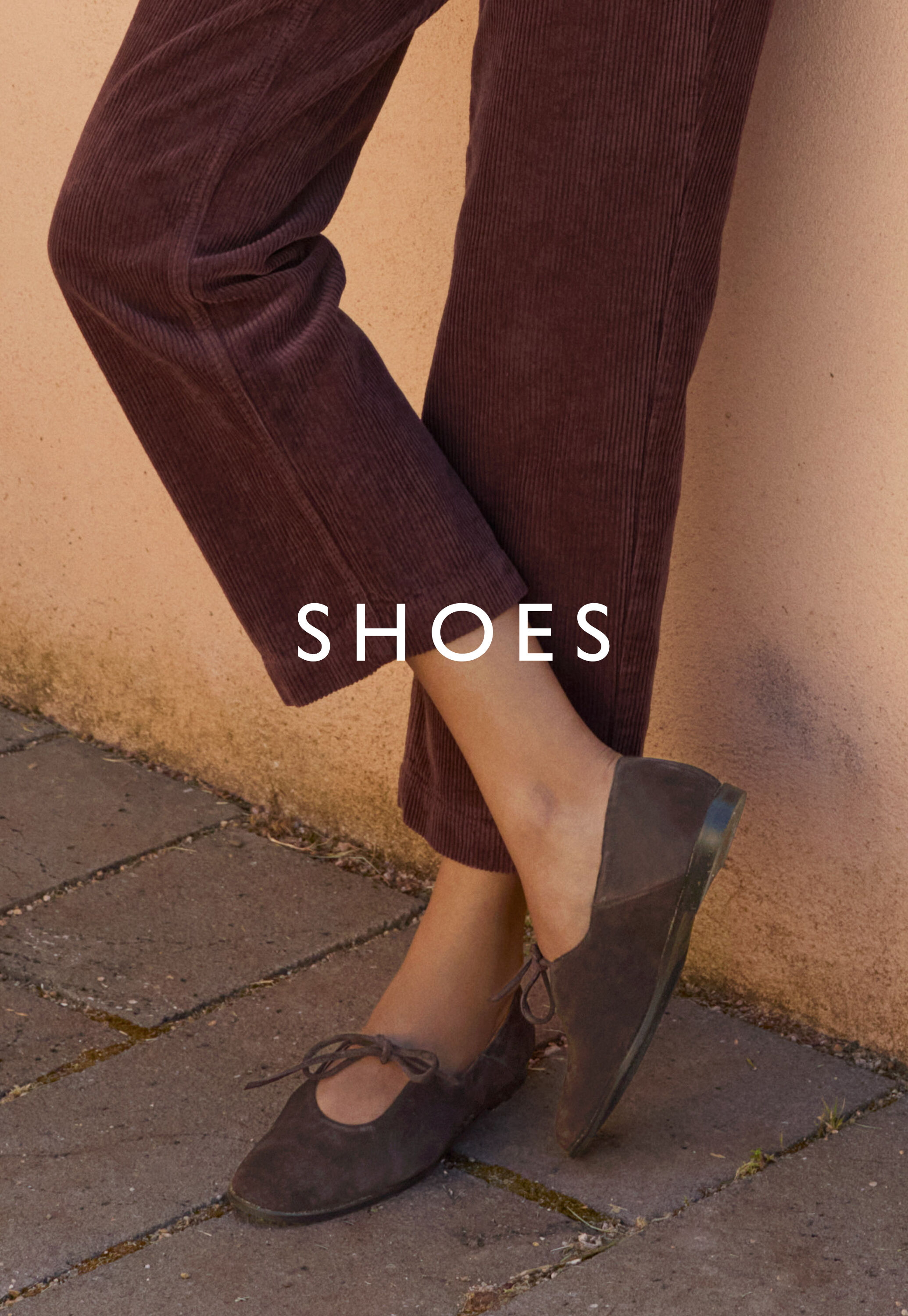 Tie-front shoes