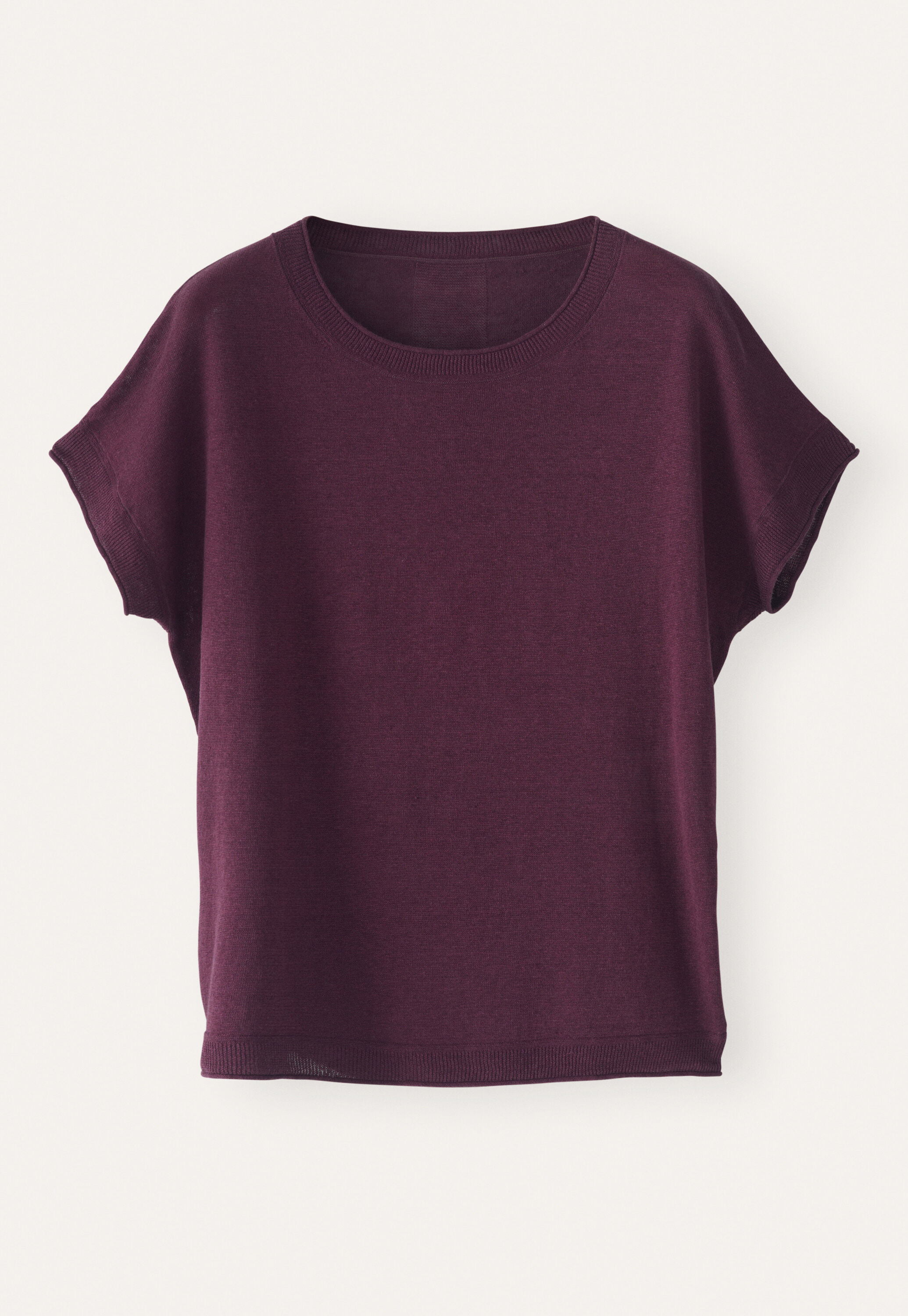 Short-sleeve knit