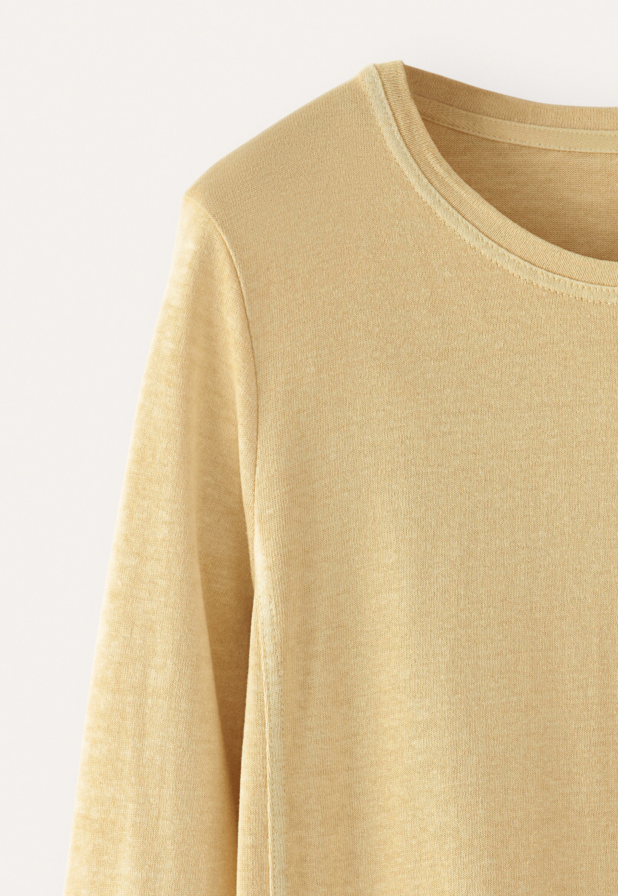 Jersey tunic, Butter yellow, large