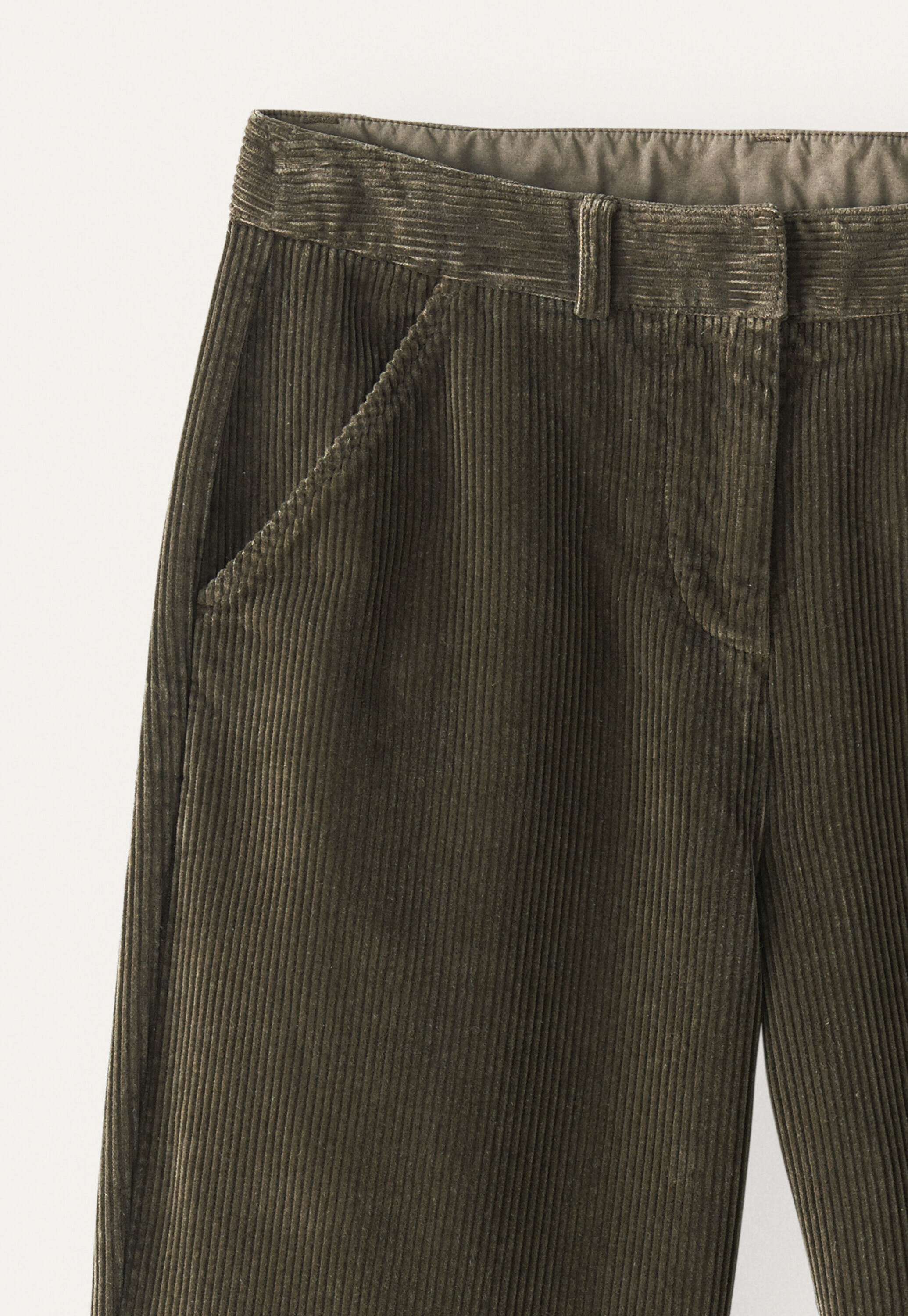 Wide-leg trousers, Peat, large