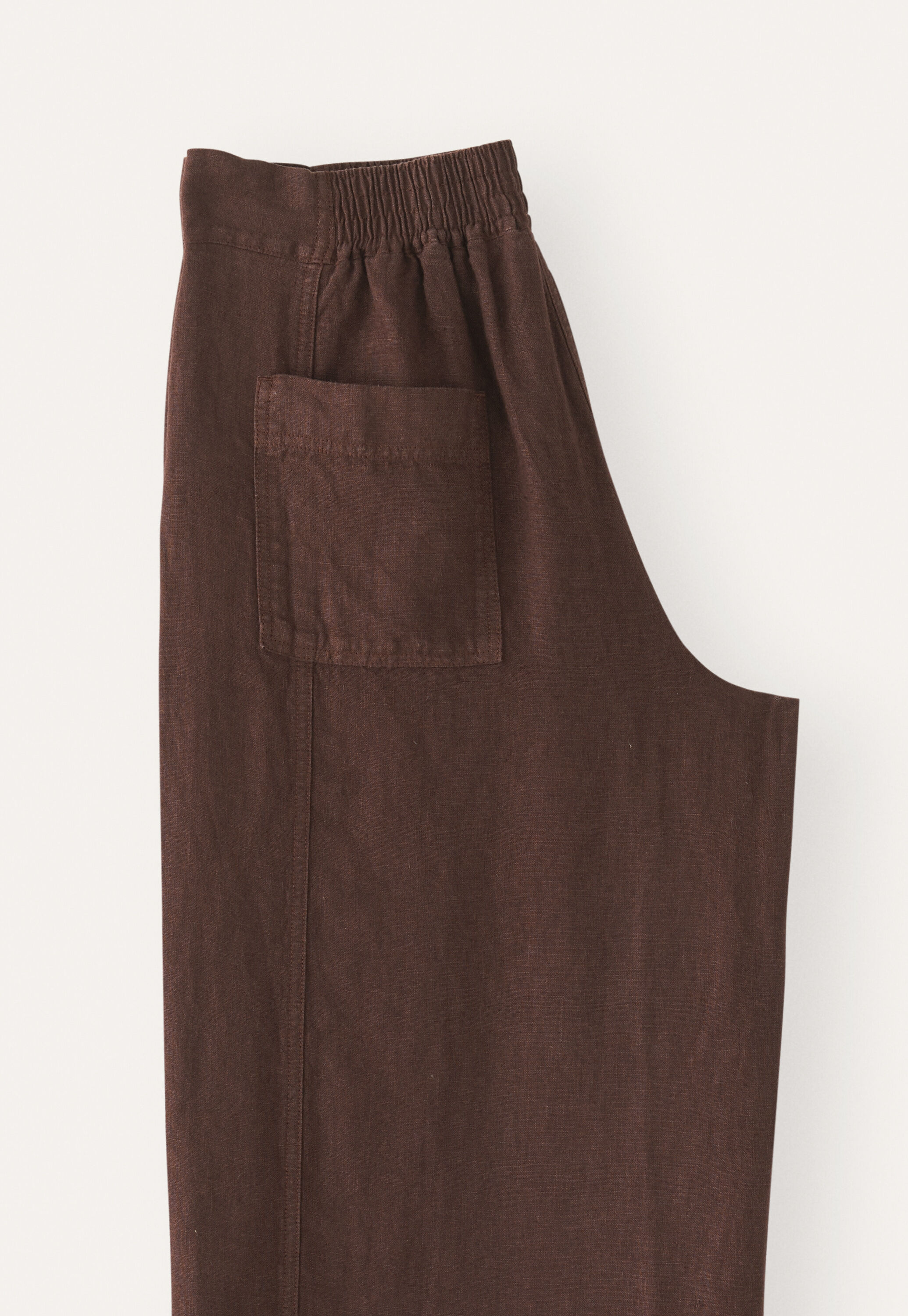 Relaxed wide-leg trousers
