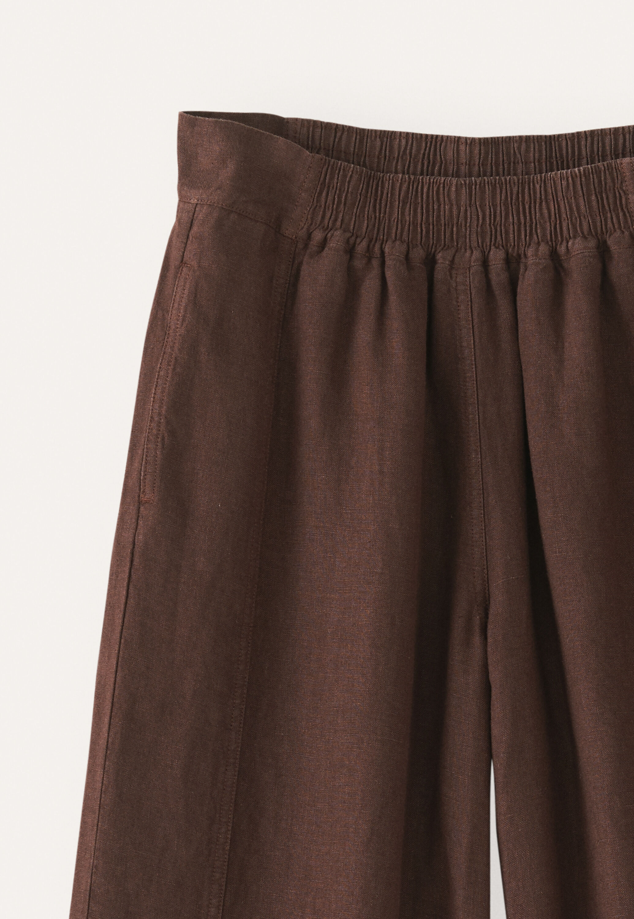 Relaxed wide-leg trousers