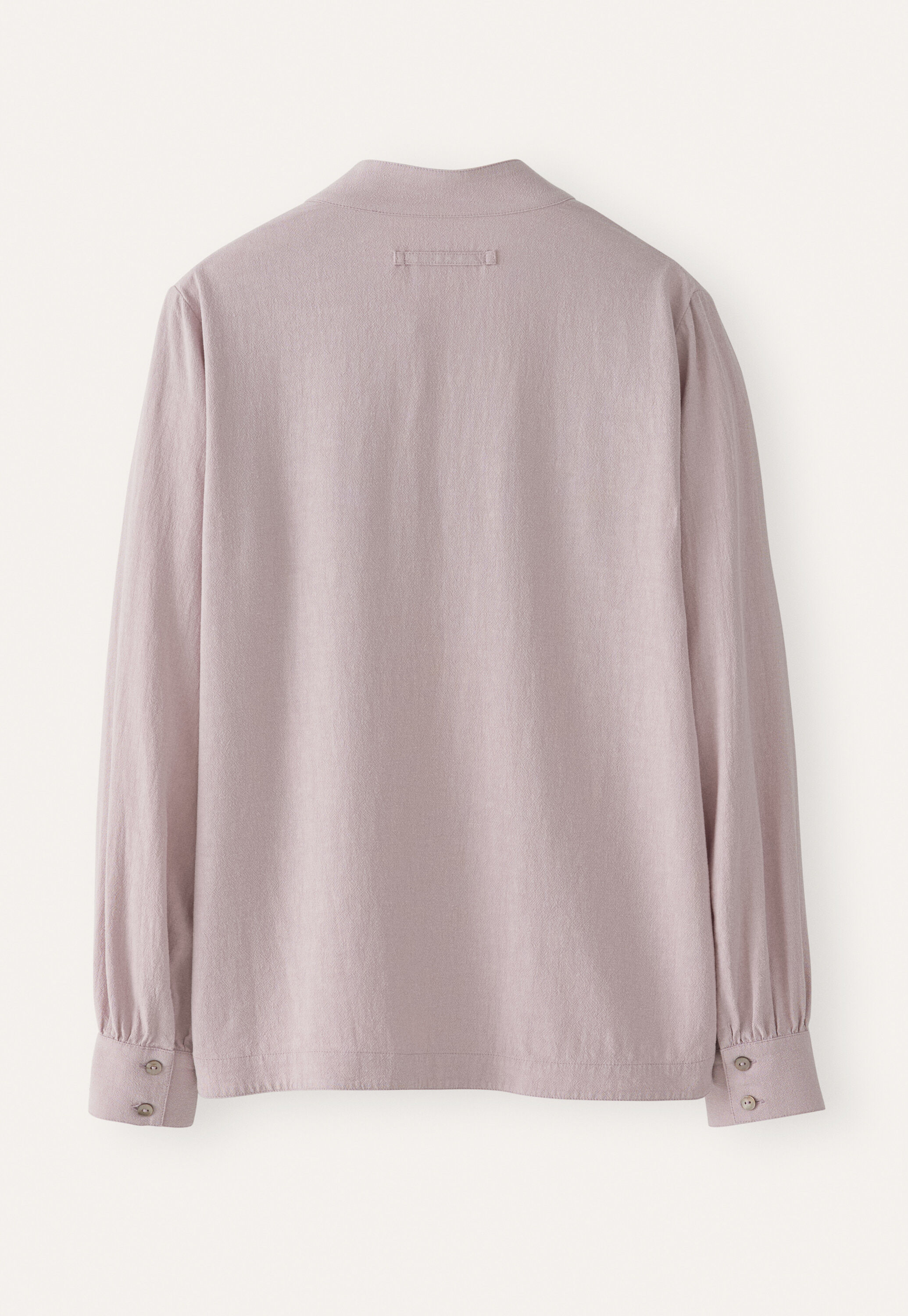 Funnel-neck blouse