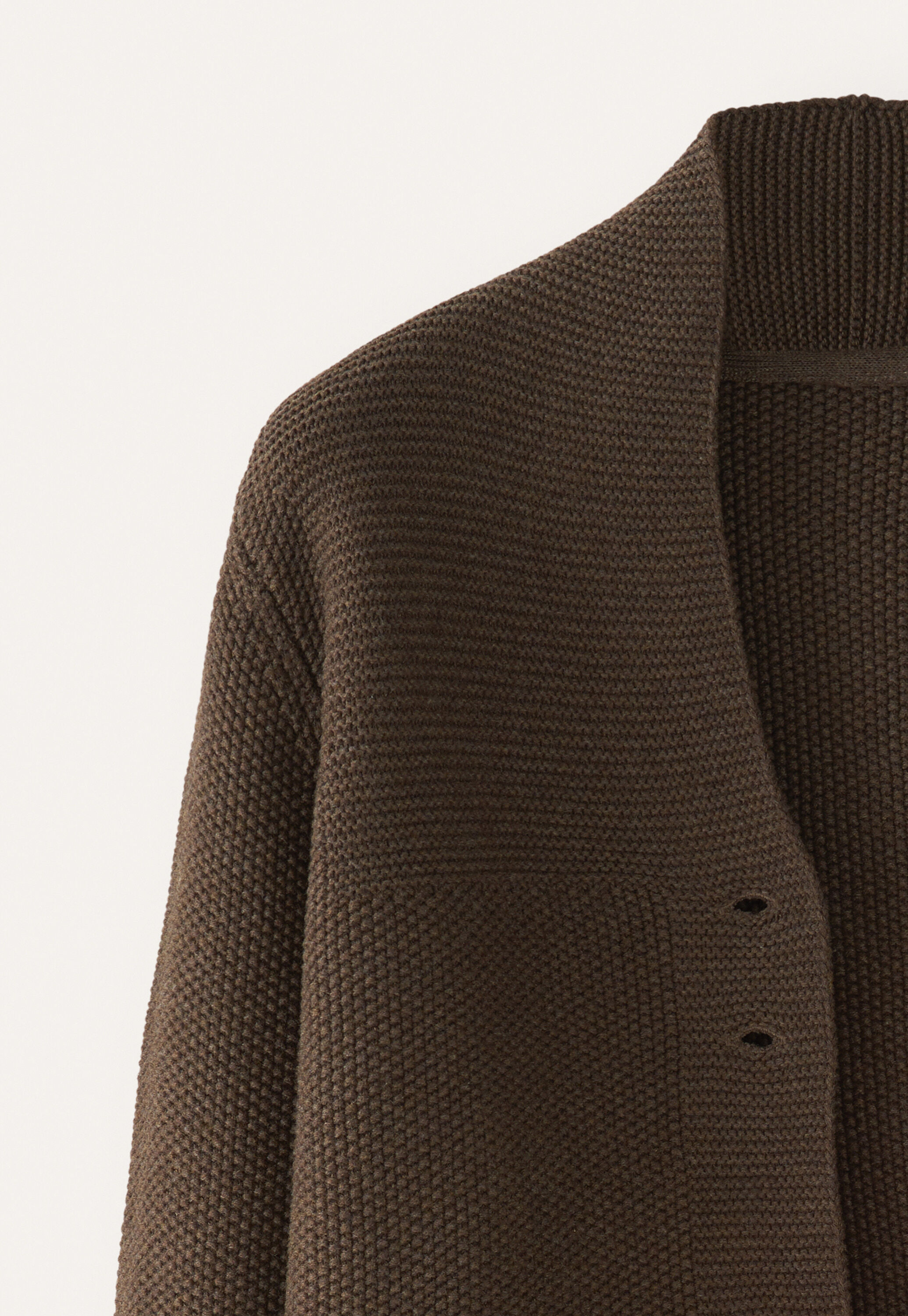 Button-front cardigan