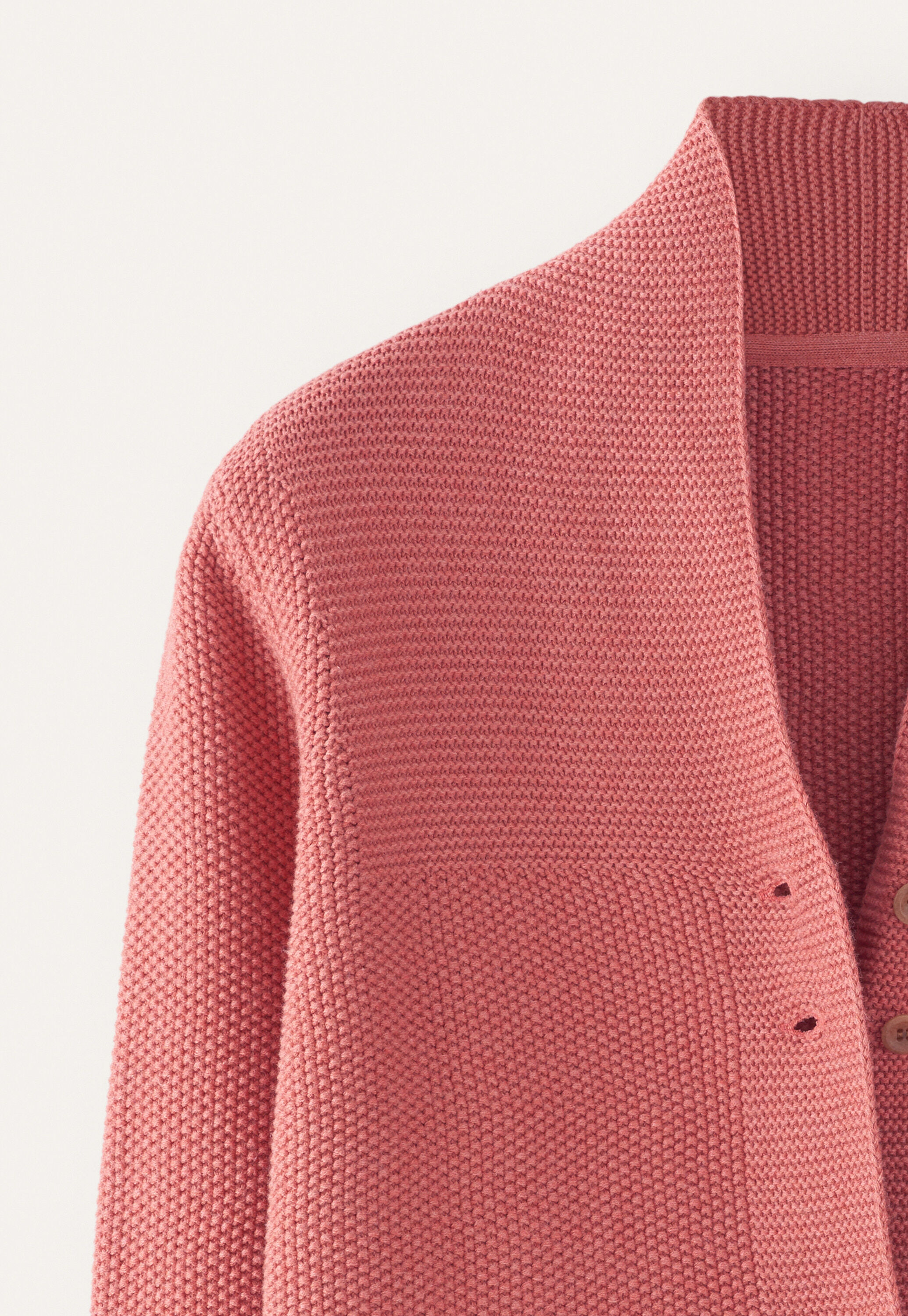 Button-front cardigan