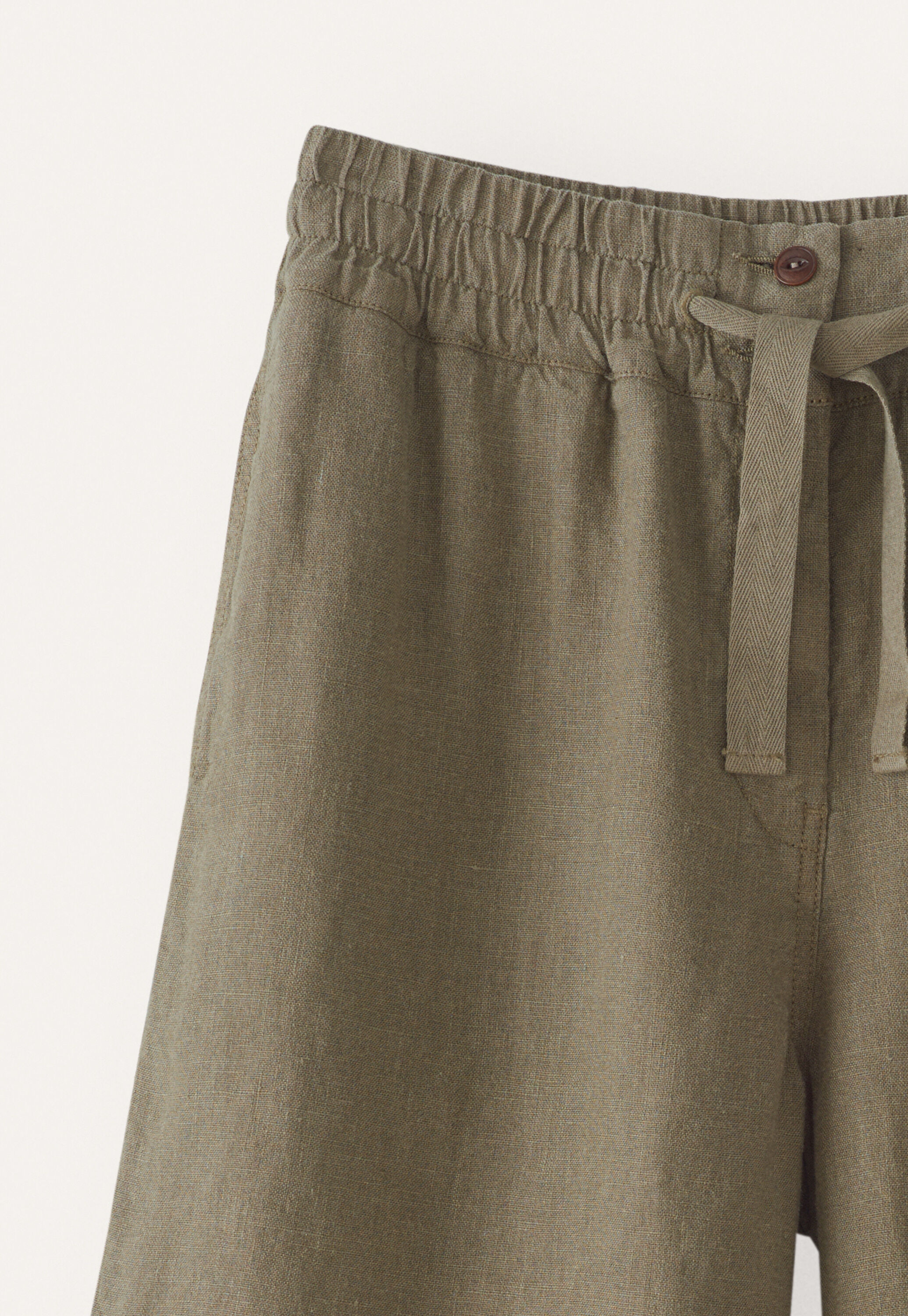 Tie-waist shorts