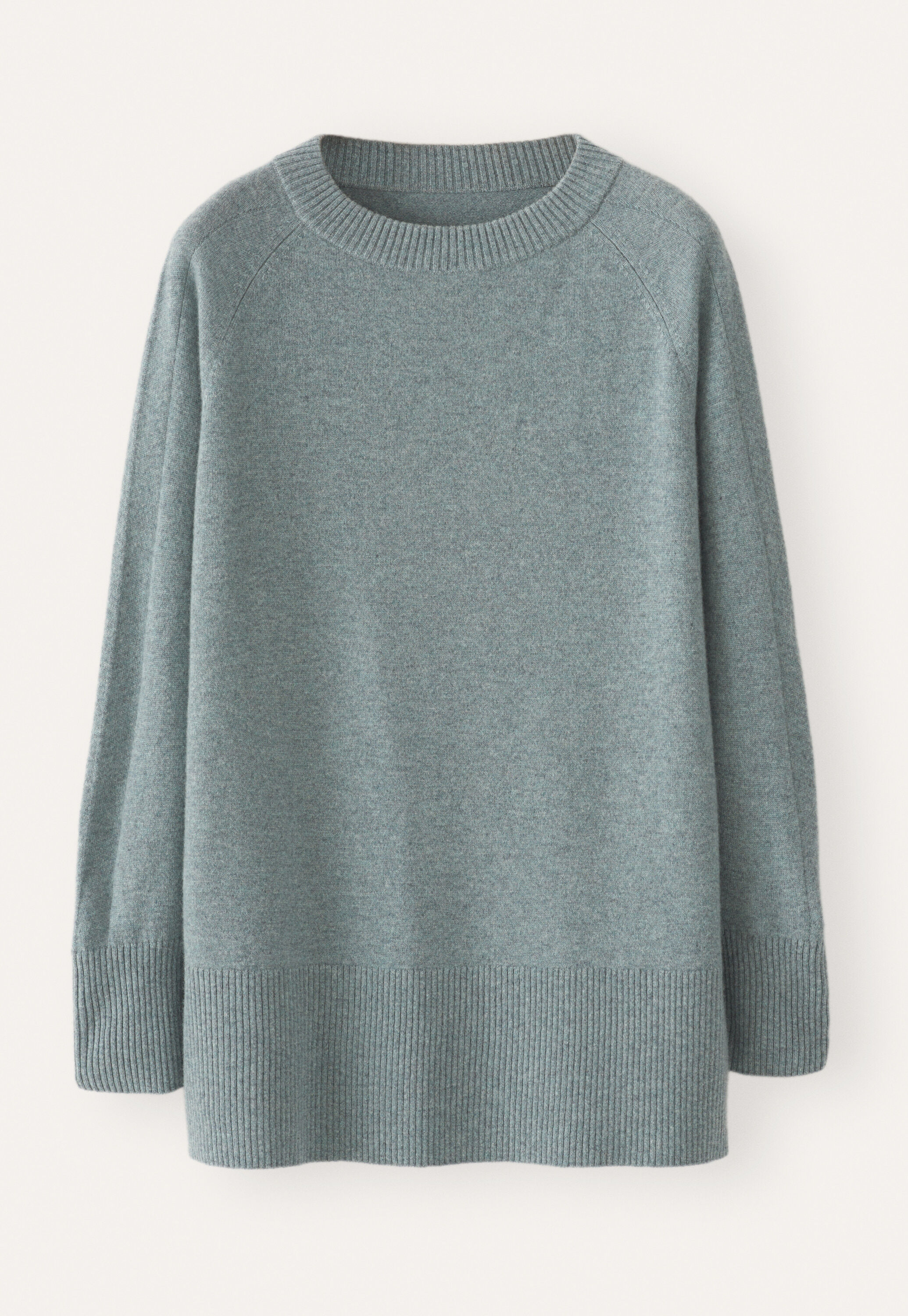 Raglan-sleeve sweater