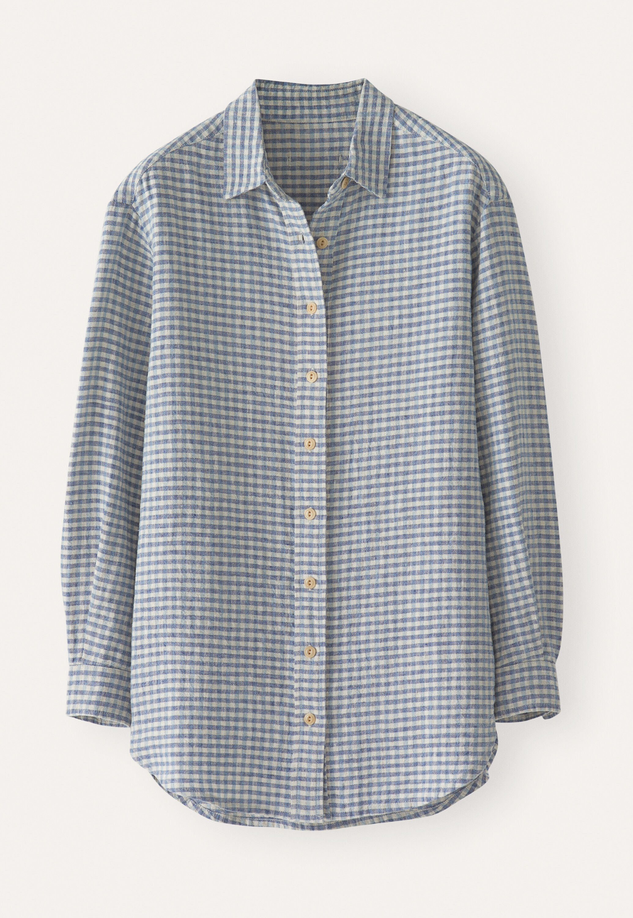 Gingham checked shirt
