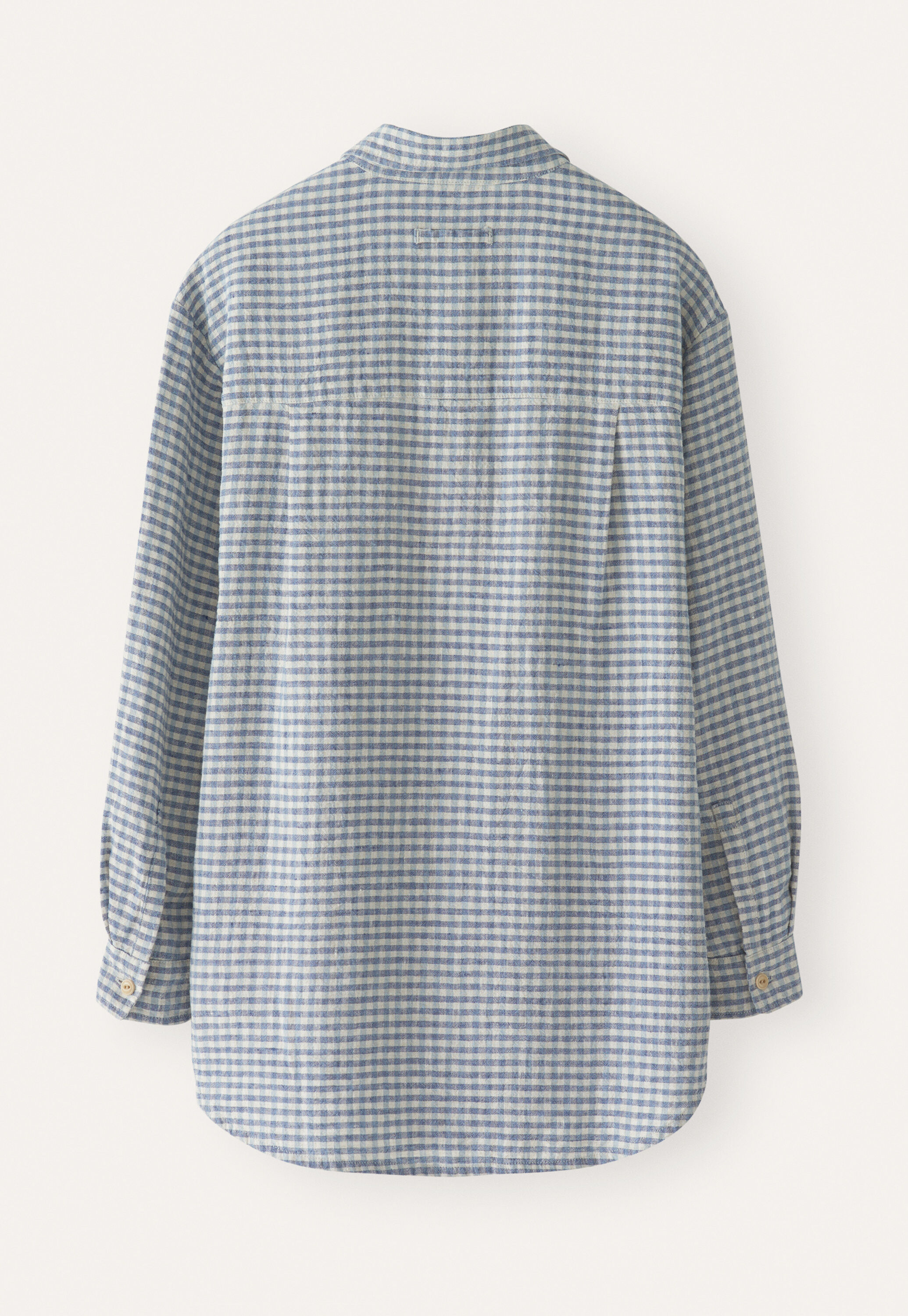 Gingham checked shirt