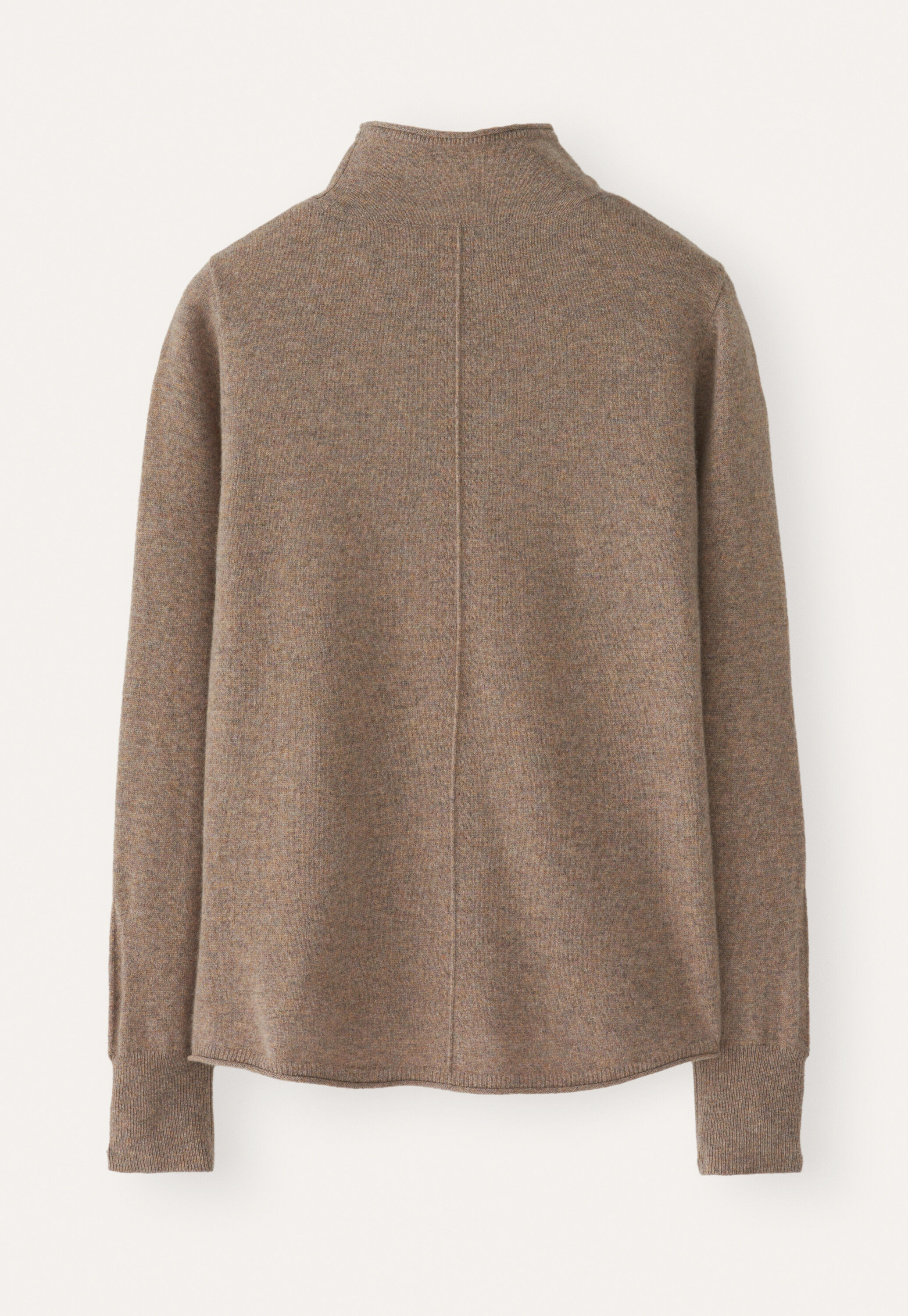 Slim funnel-neck sweater