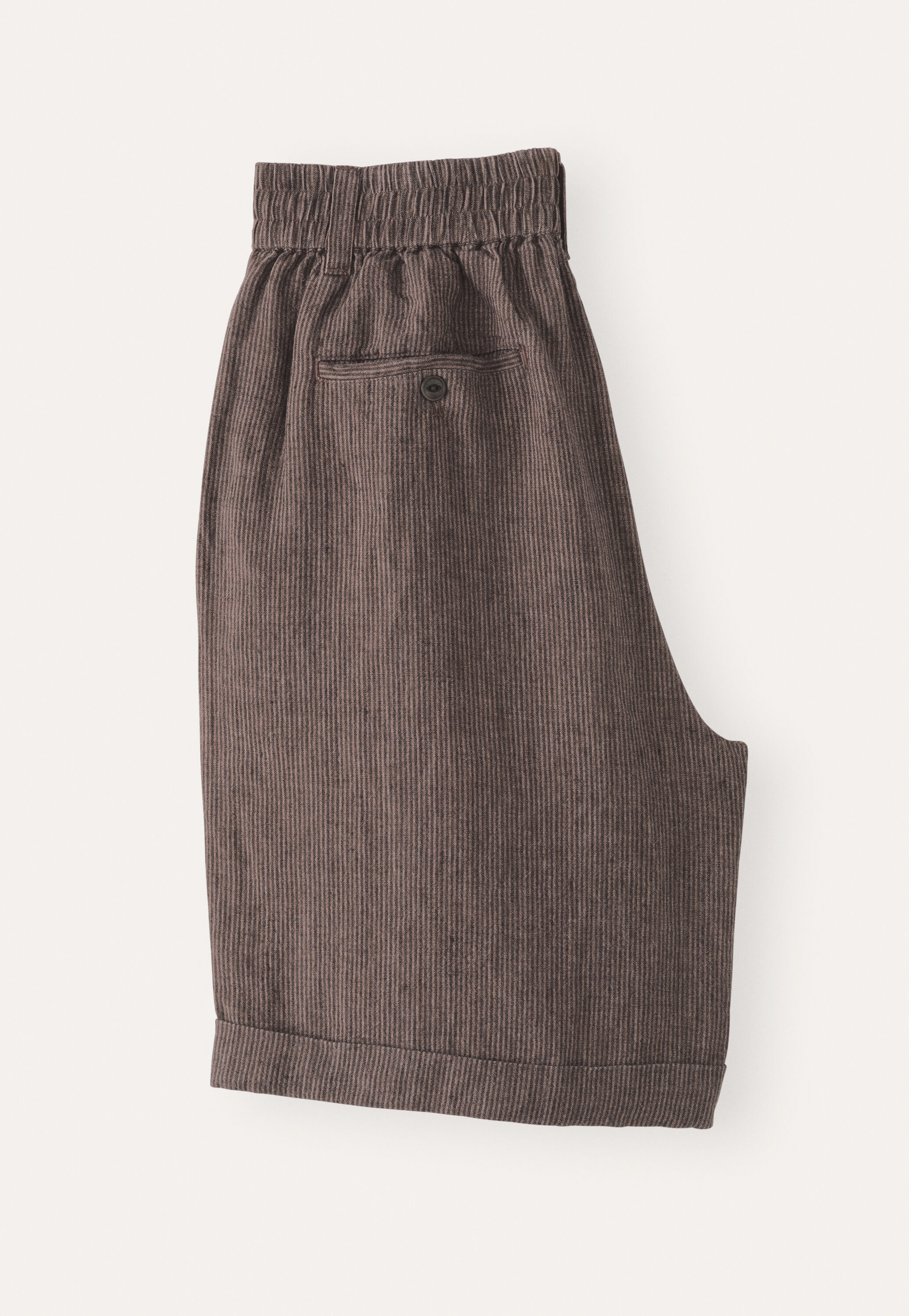 Pleat-front shorts