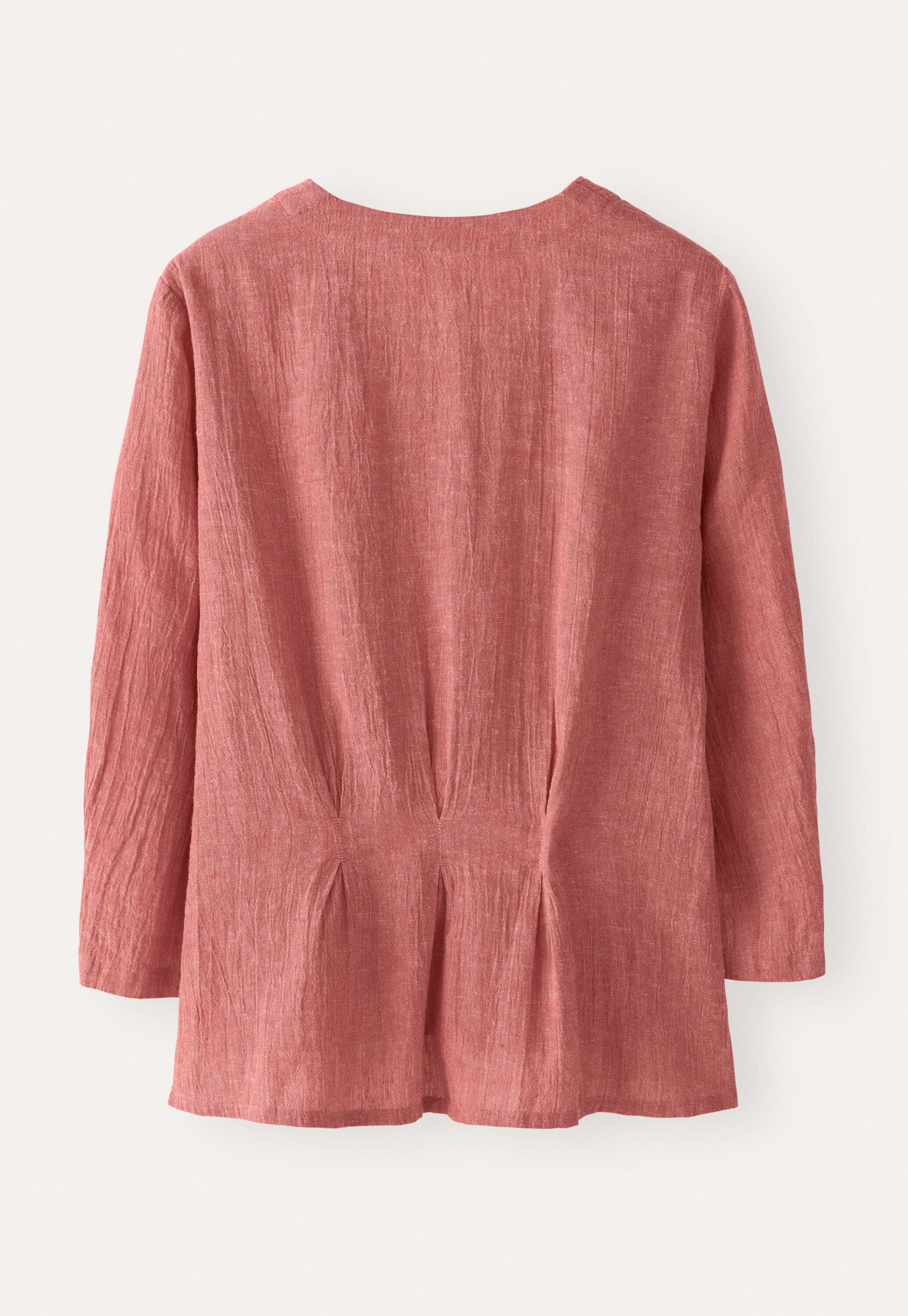 Pleat-waist shirt