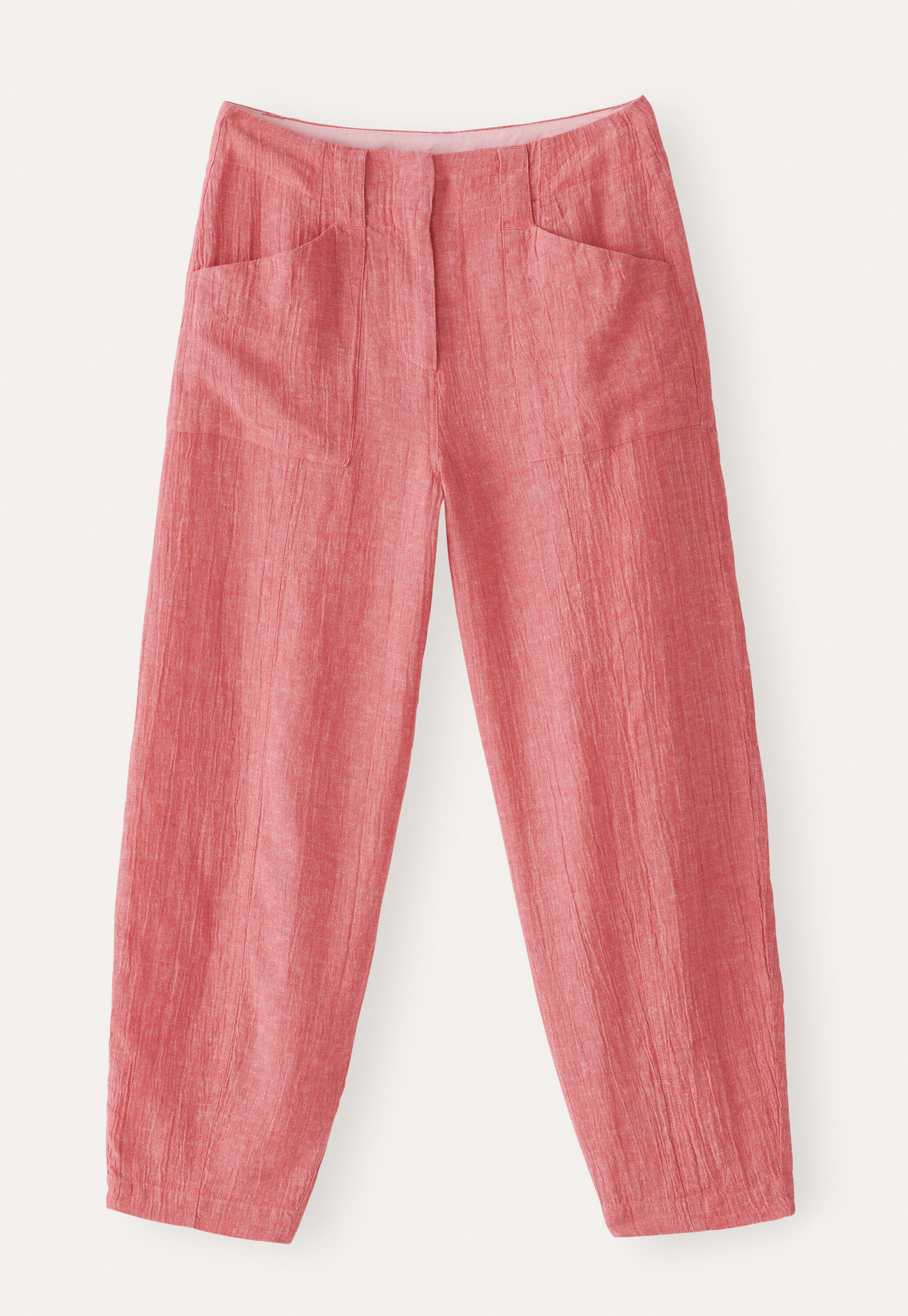 Front-seam trousers