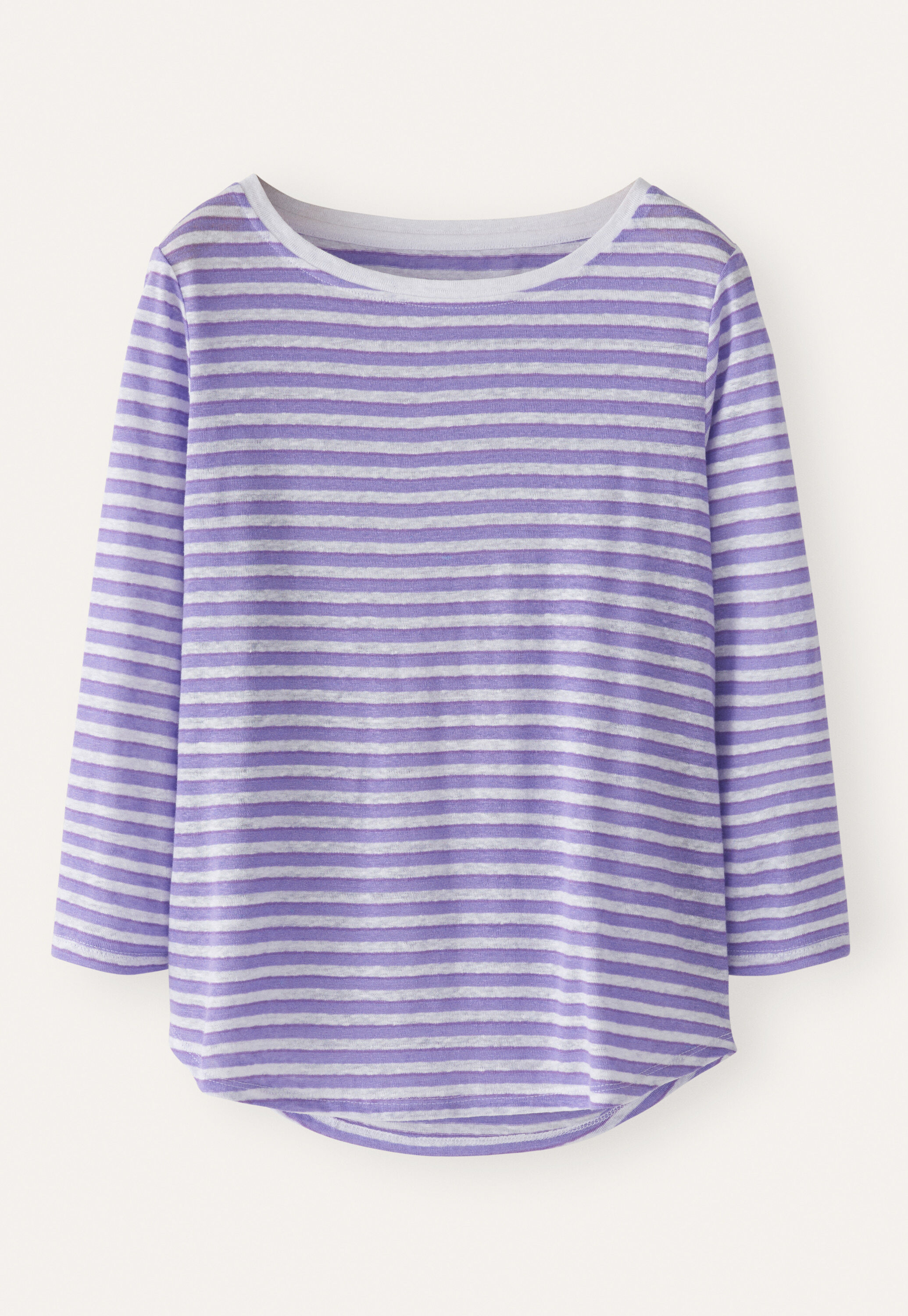 Striped jersey top
